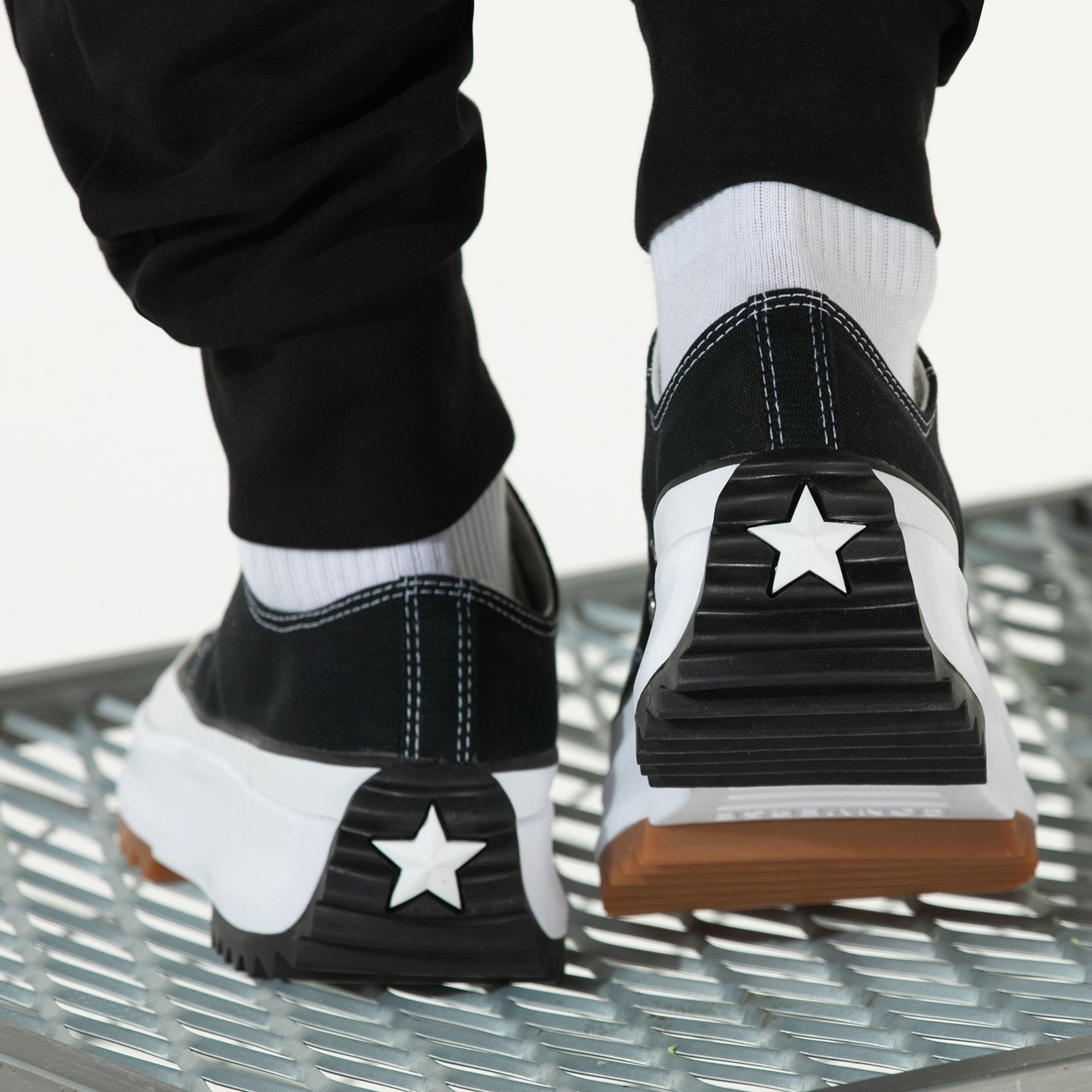 Converse Run Star Hike Unisex Siyah Platform Sneaker