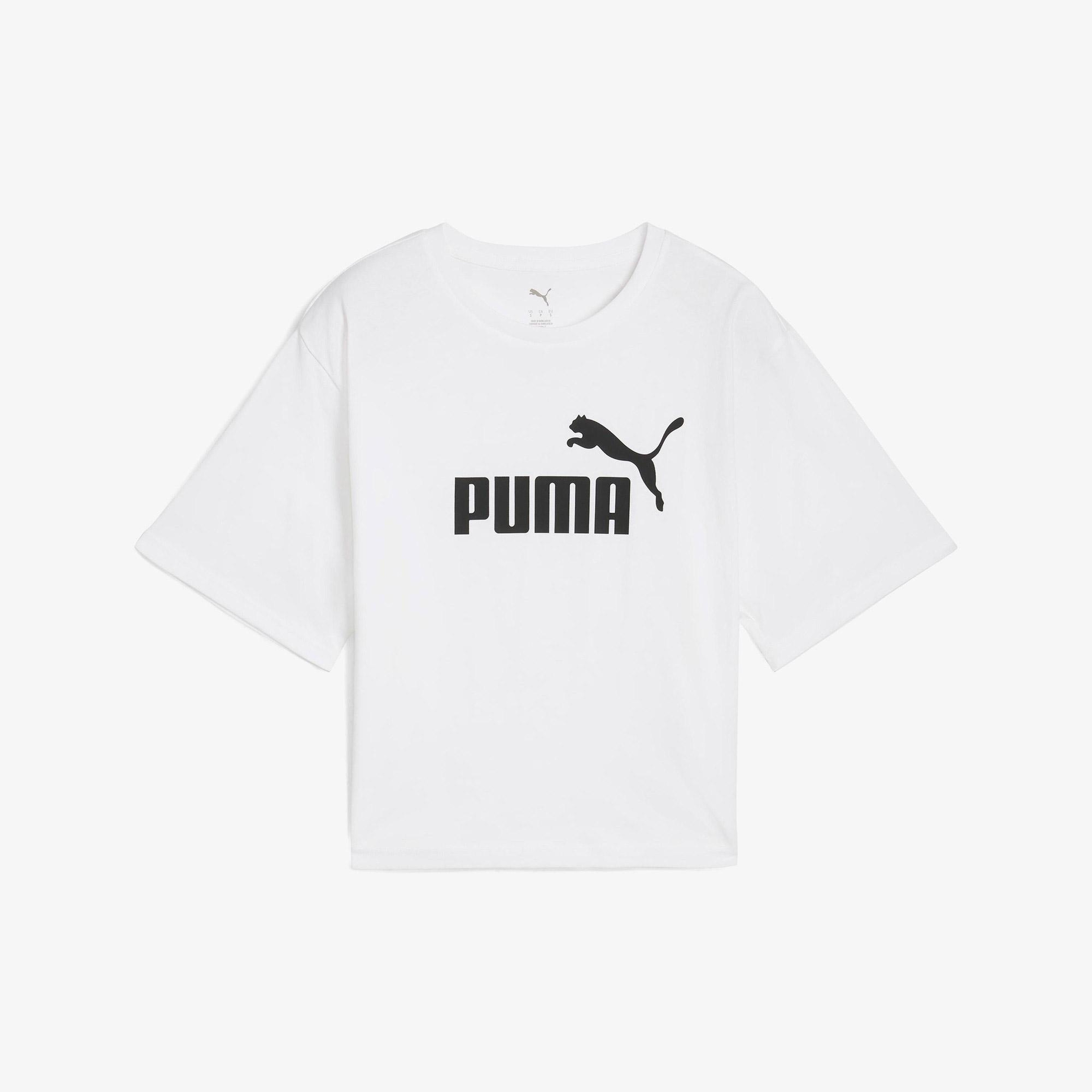 Puma Essentials No 1 Kadın Beyaz T-Shirt