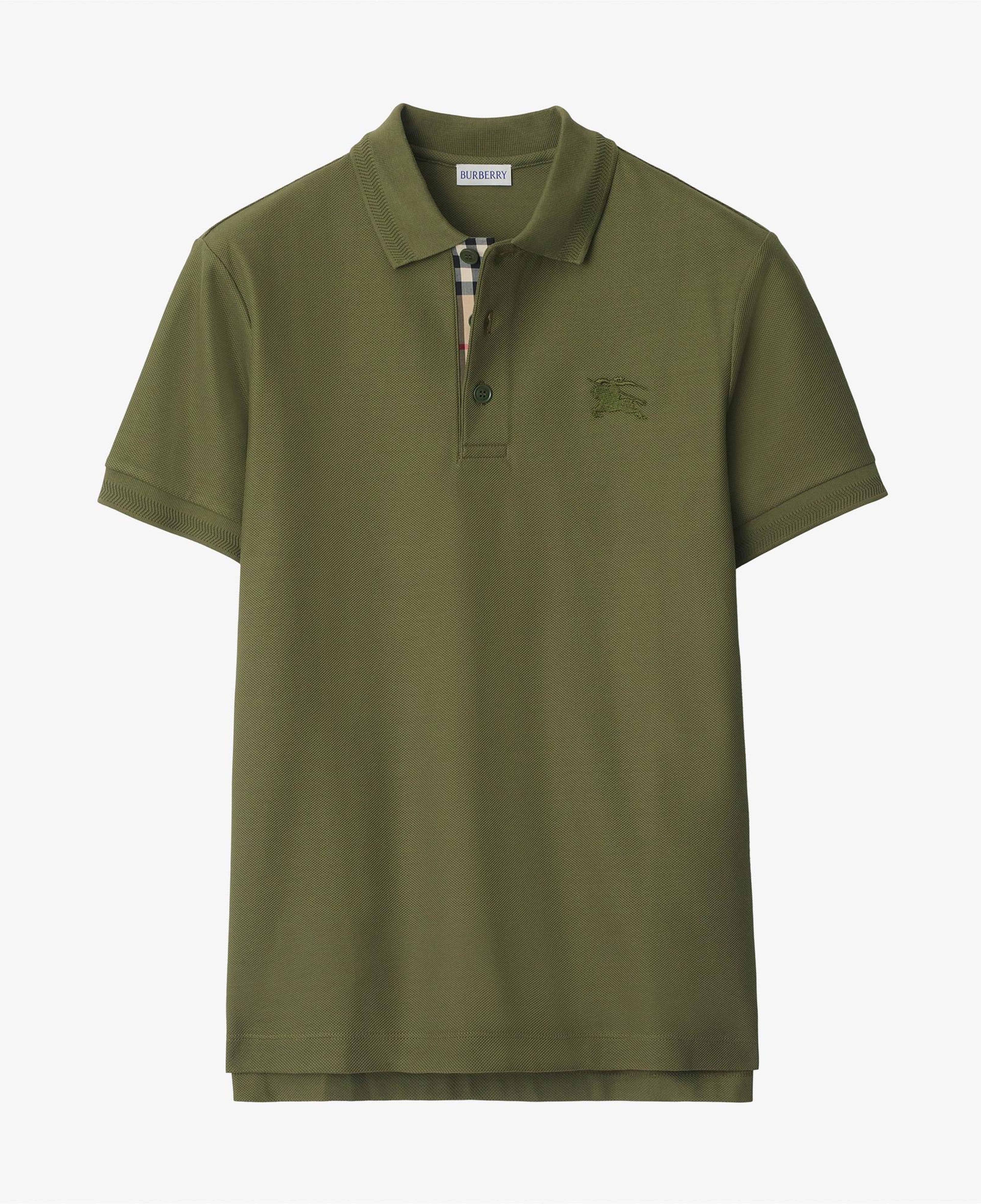 Burberry Cotton Erkek Haki Polo