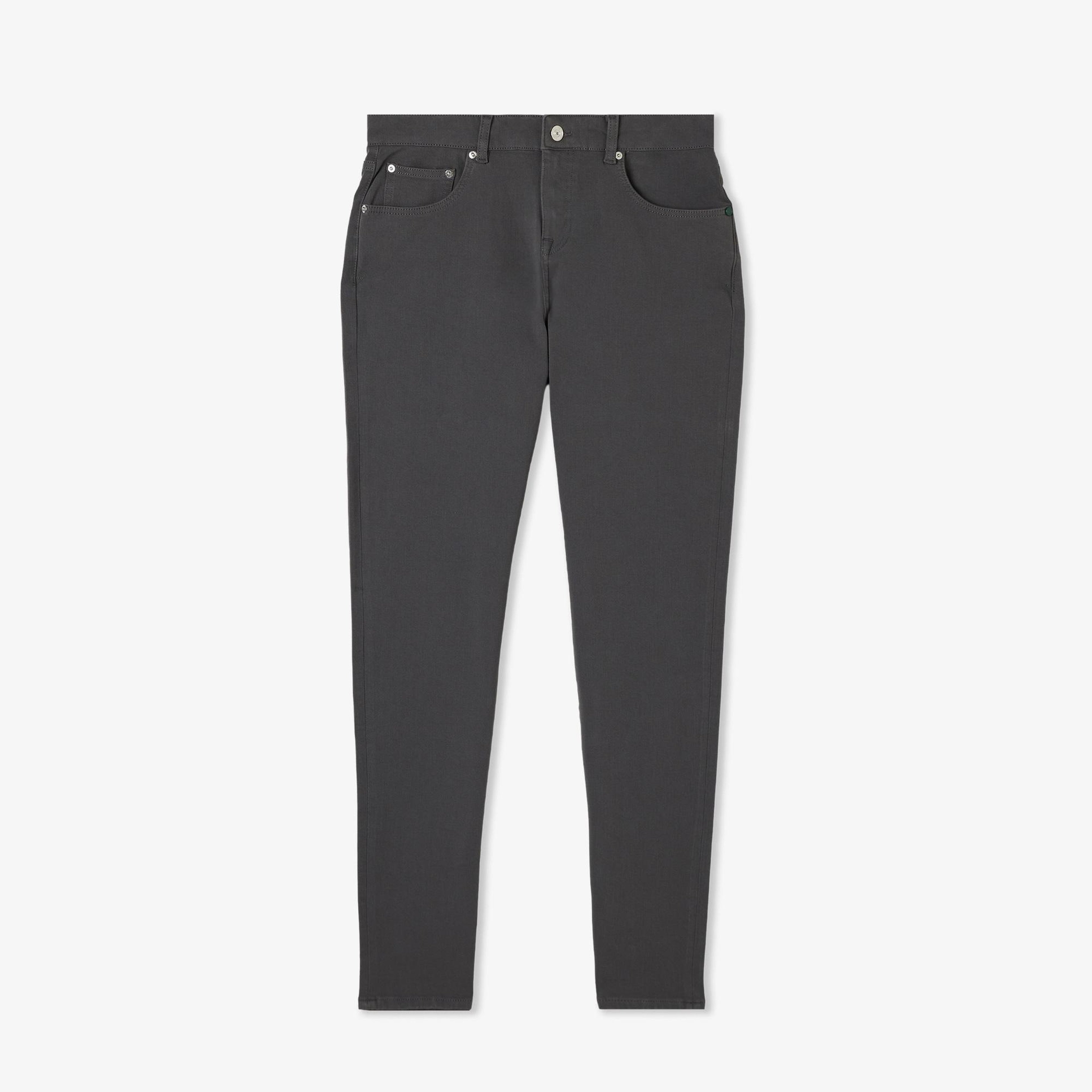 Lacoste Erkek Regular Fit Gri Jean Pantolon
