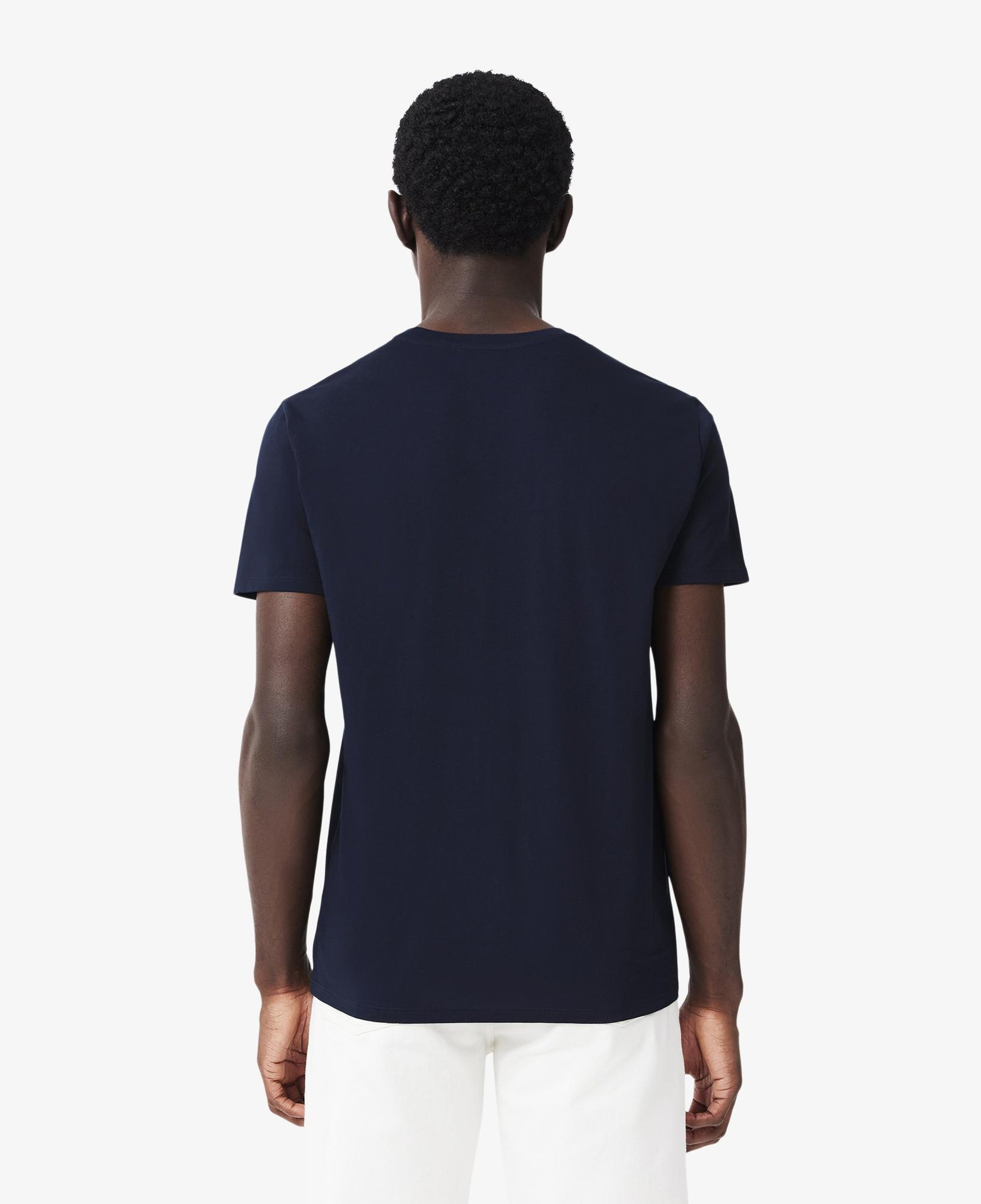 Erkek Regular Fit Bisiklet Yaka Lacivert T-Shirt
