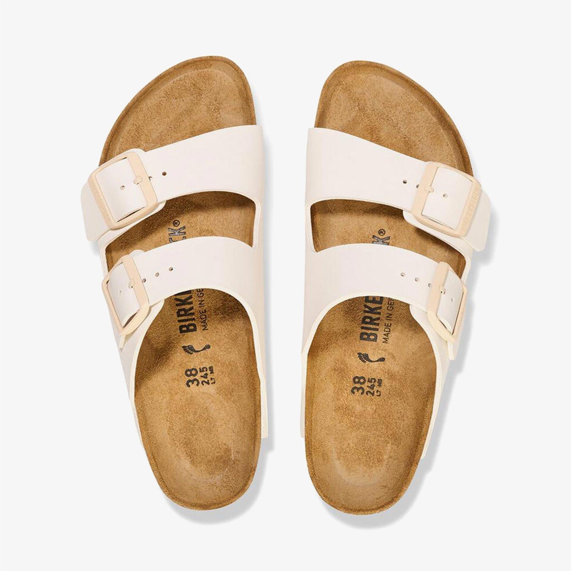 Birkenstock Arizona Bf Cift Bantli Unisex Beyaz Terlik