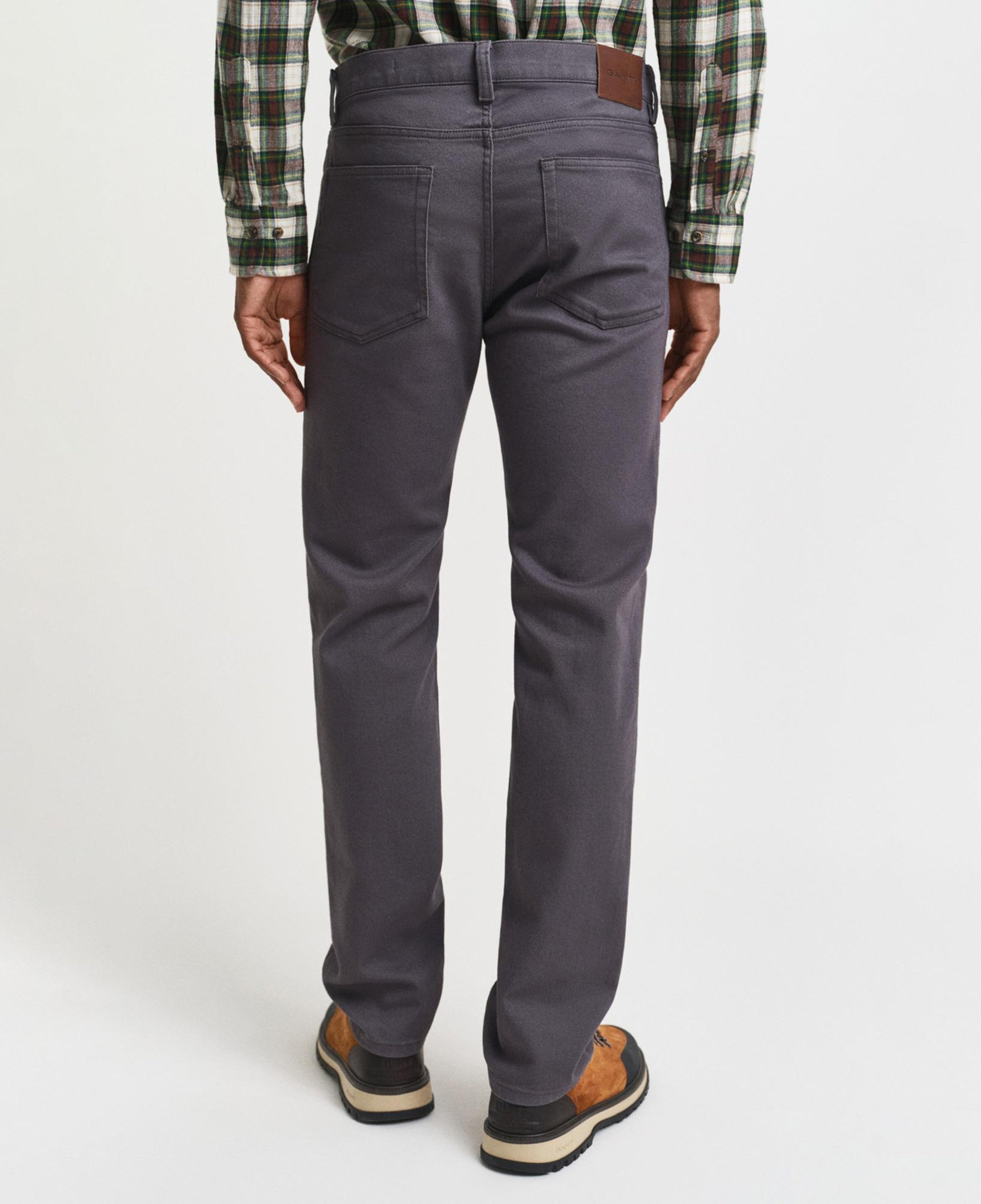 GANT Erkek Gri Regular Fit Soft Twill Jean