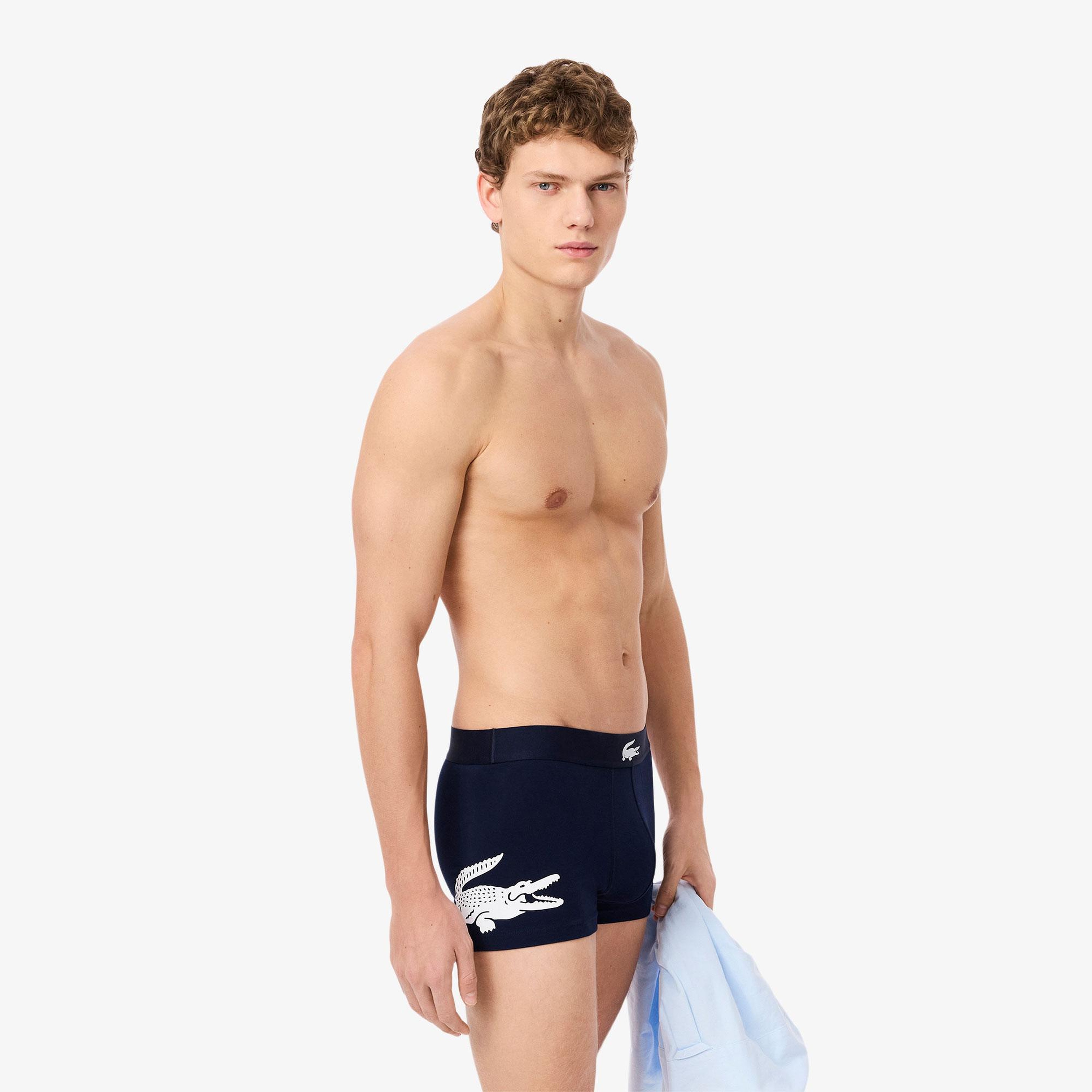 Erkek Baskılı 3'lü Renkli Boxer