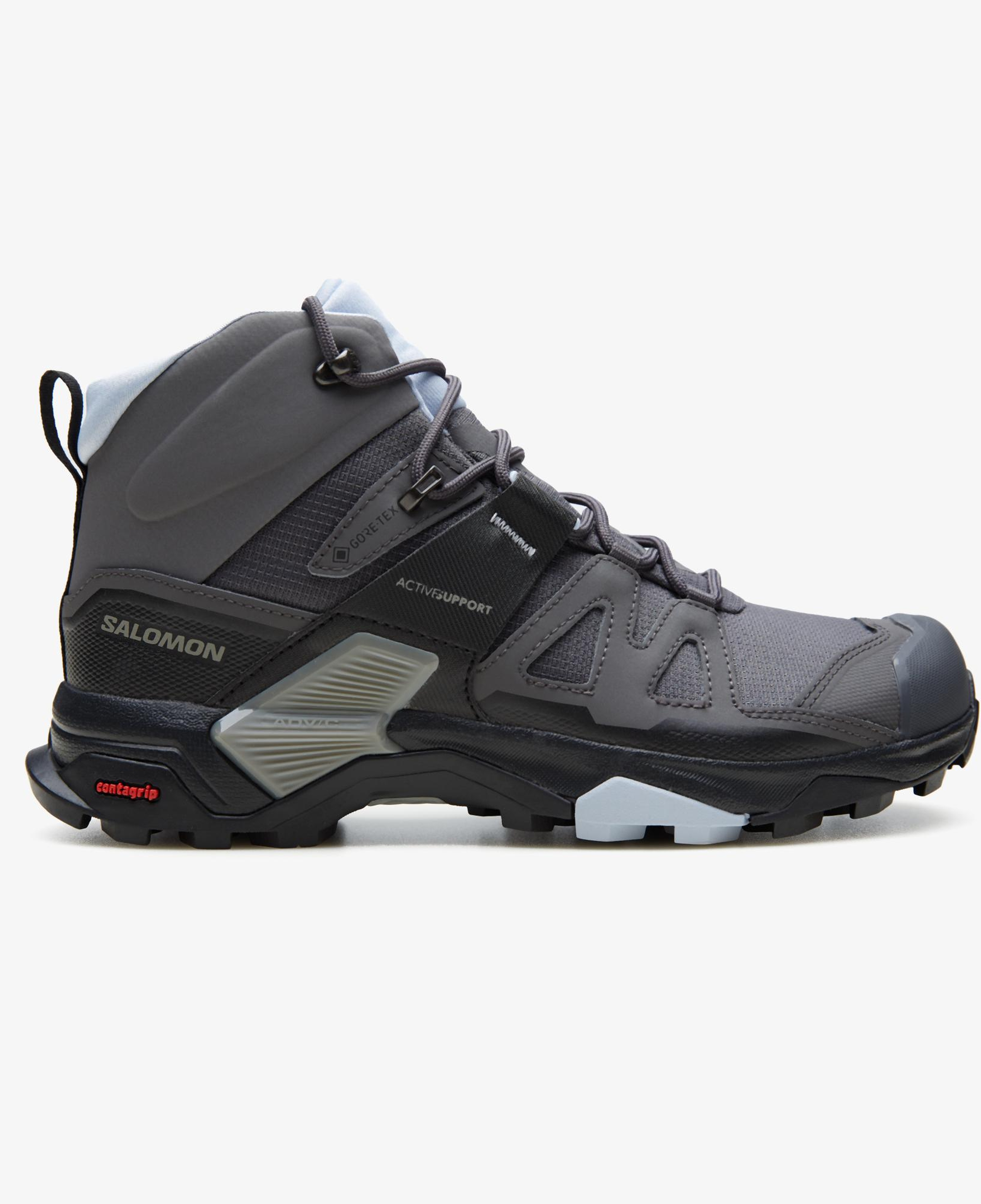 Salomon X Ultra 4 Mid Gore-Tex Kadın Gri Outdoor Ayakkabı