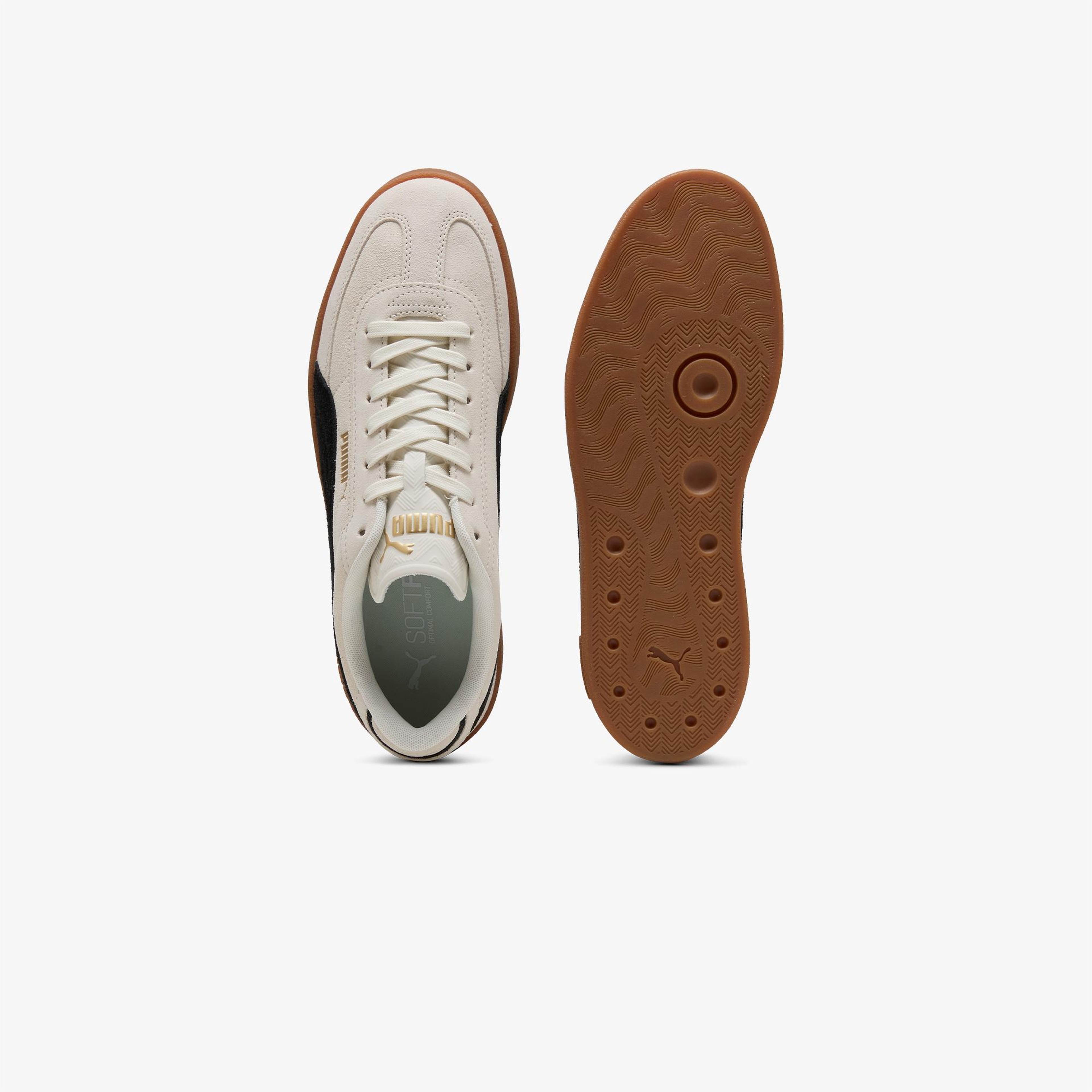 Puma Club II Era Suede Kadın Krem Spor Ayakkabı