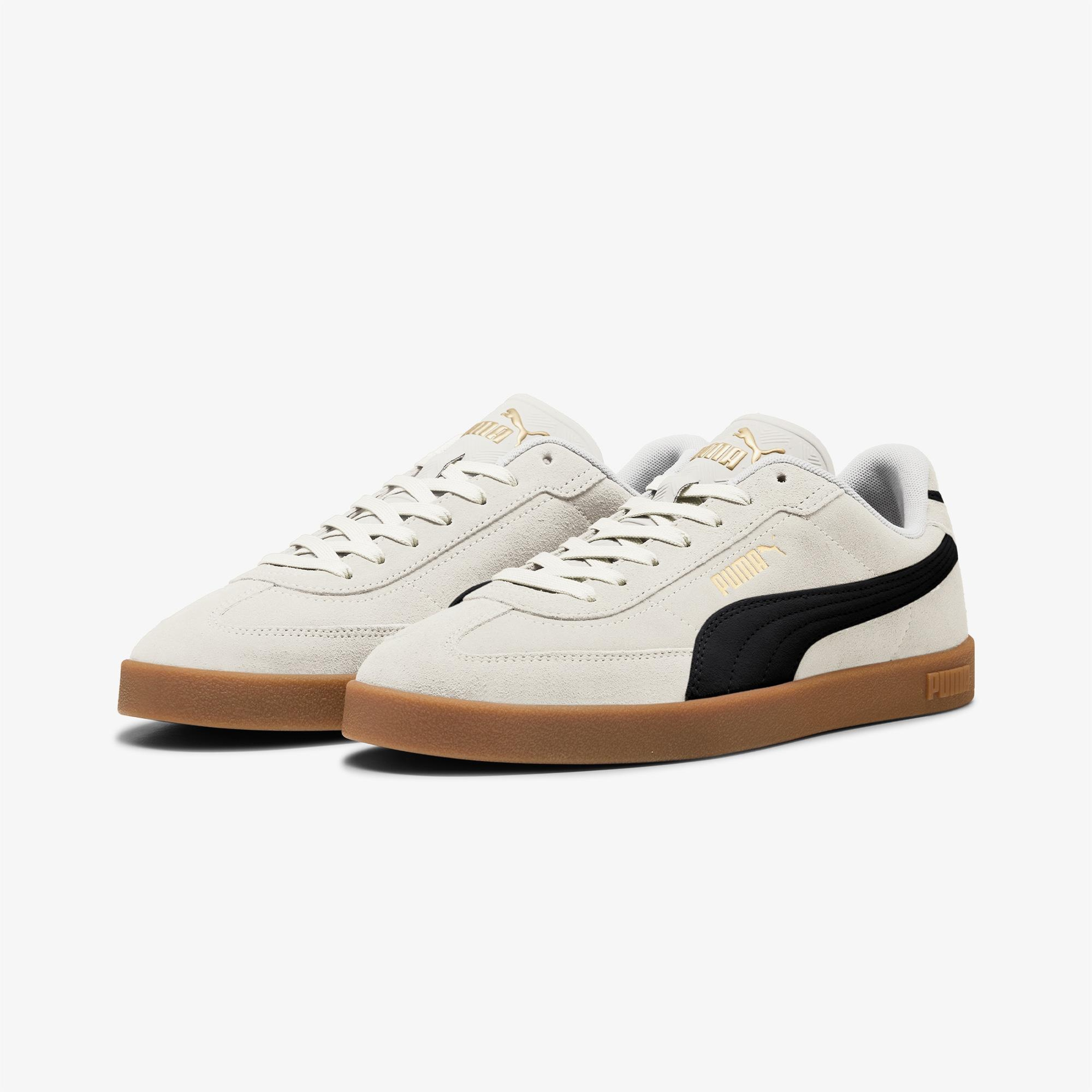 Puma Club II Era Suede Kadın Krem Spor Ayakkabı