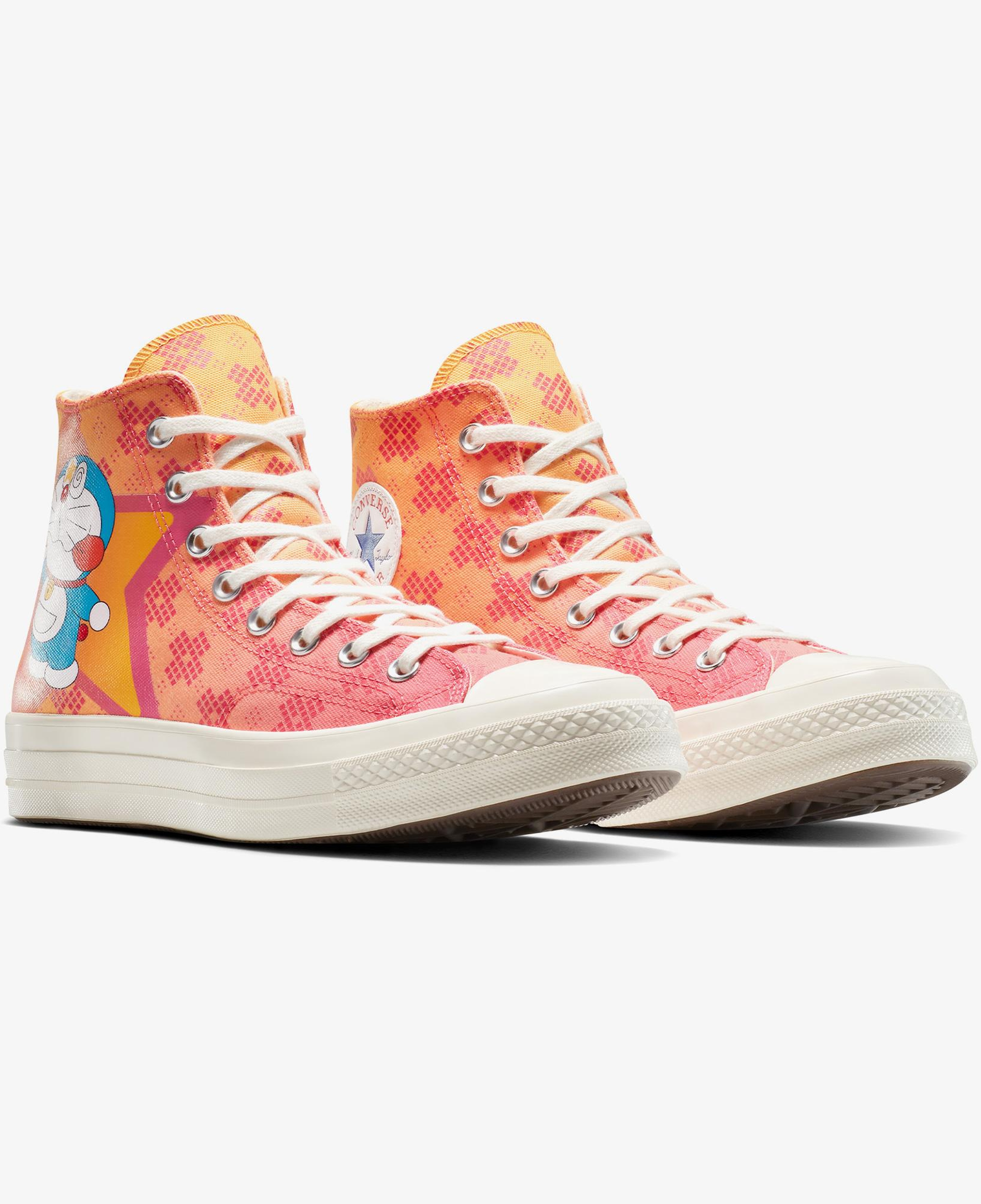 Converse x Doraemon Unisex Sarı Chuck 70 Sneaker
