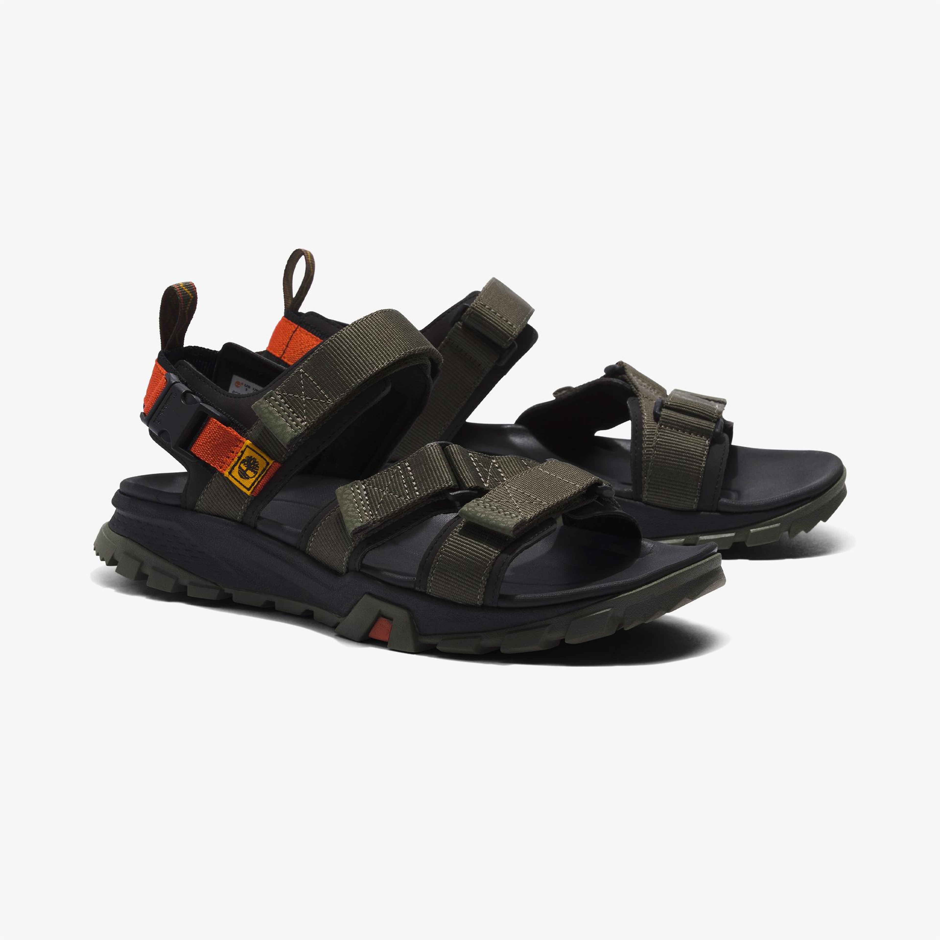 Timberland Garrison Trail Backstrap Erkek Haki Outdoor Sandalet