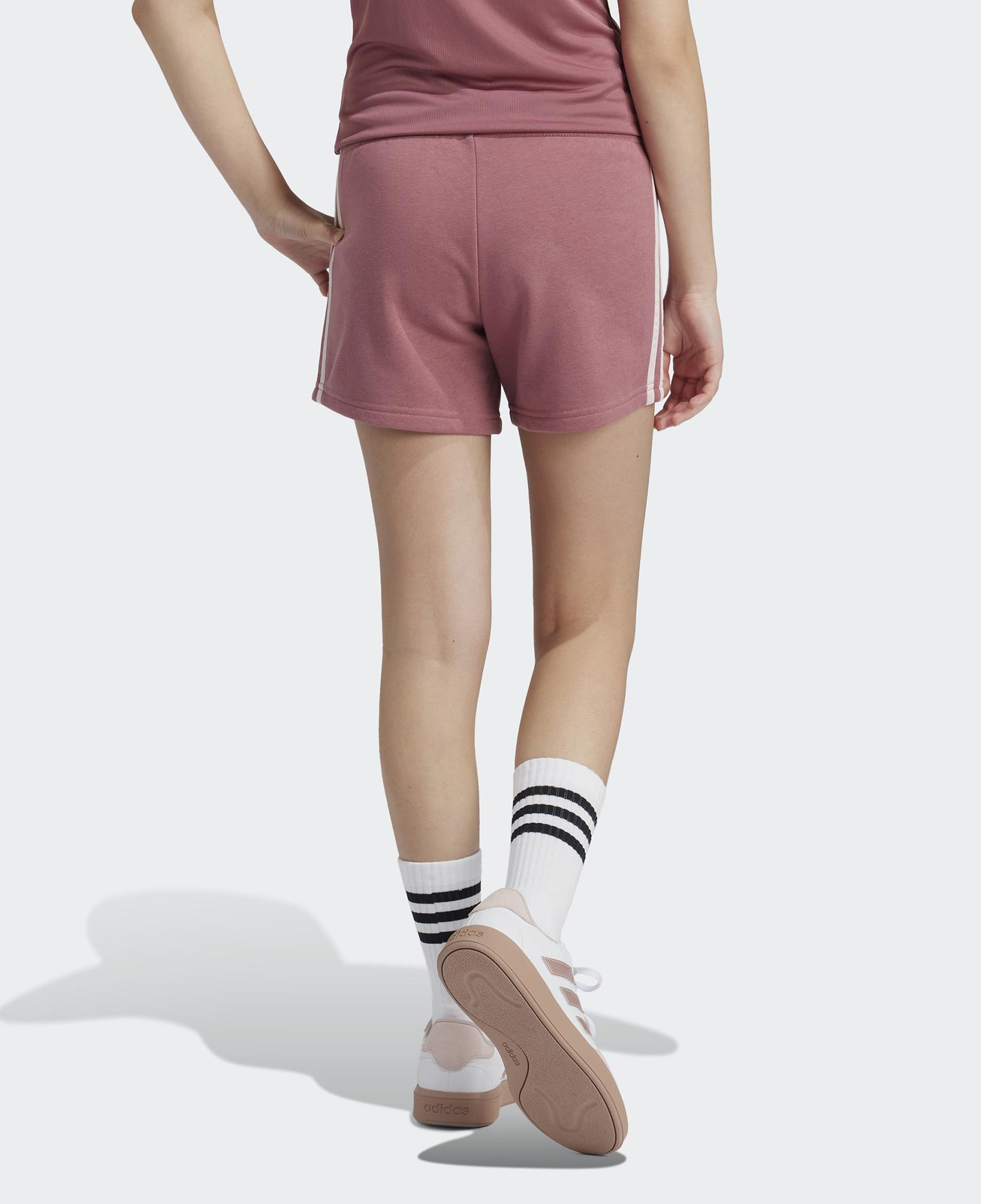 adidas Essentials 3 Stripes Çocuk Pembe Günlük Şort