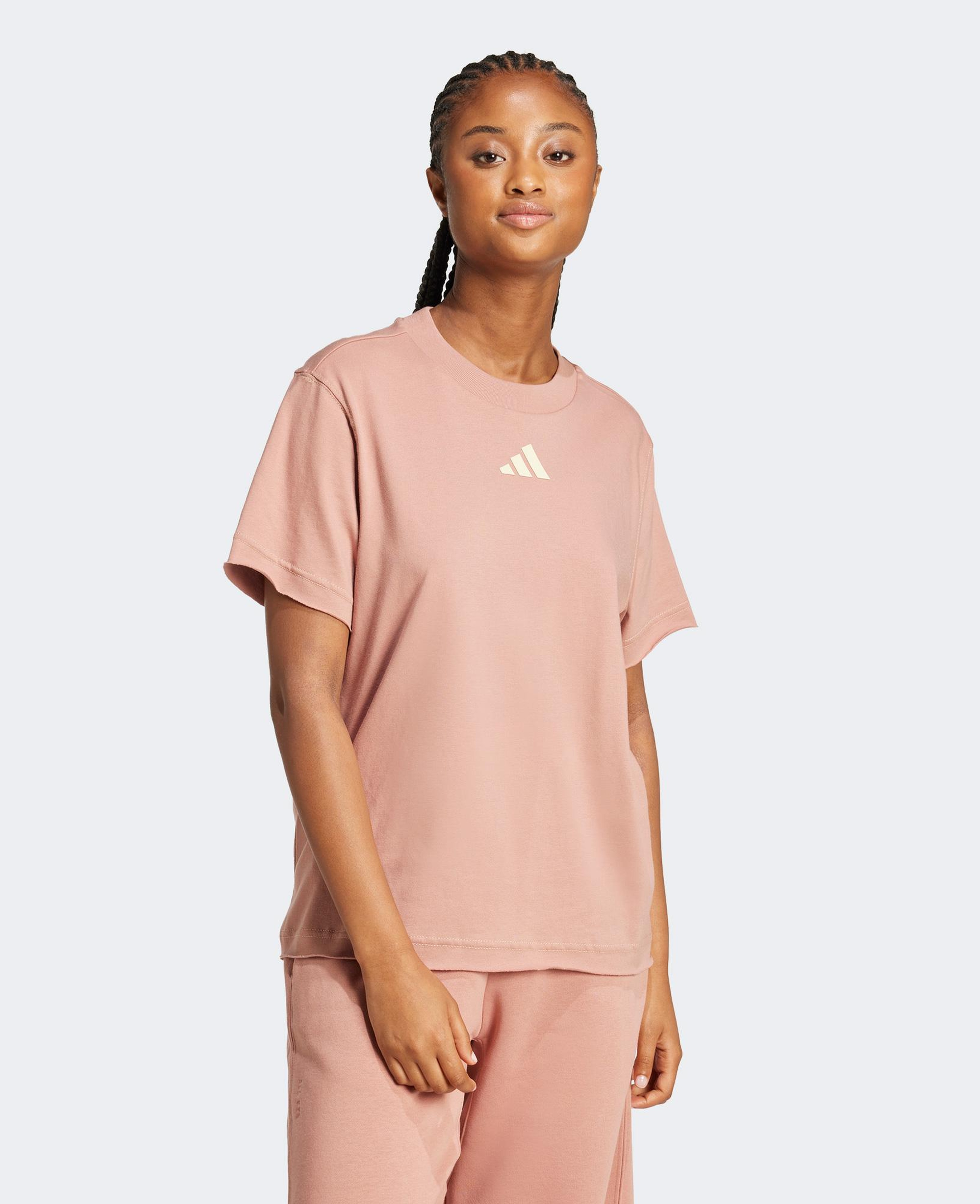 adidas All Szn Loose Graphic Kadın Pembe T-Shirt