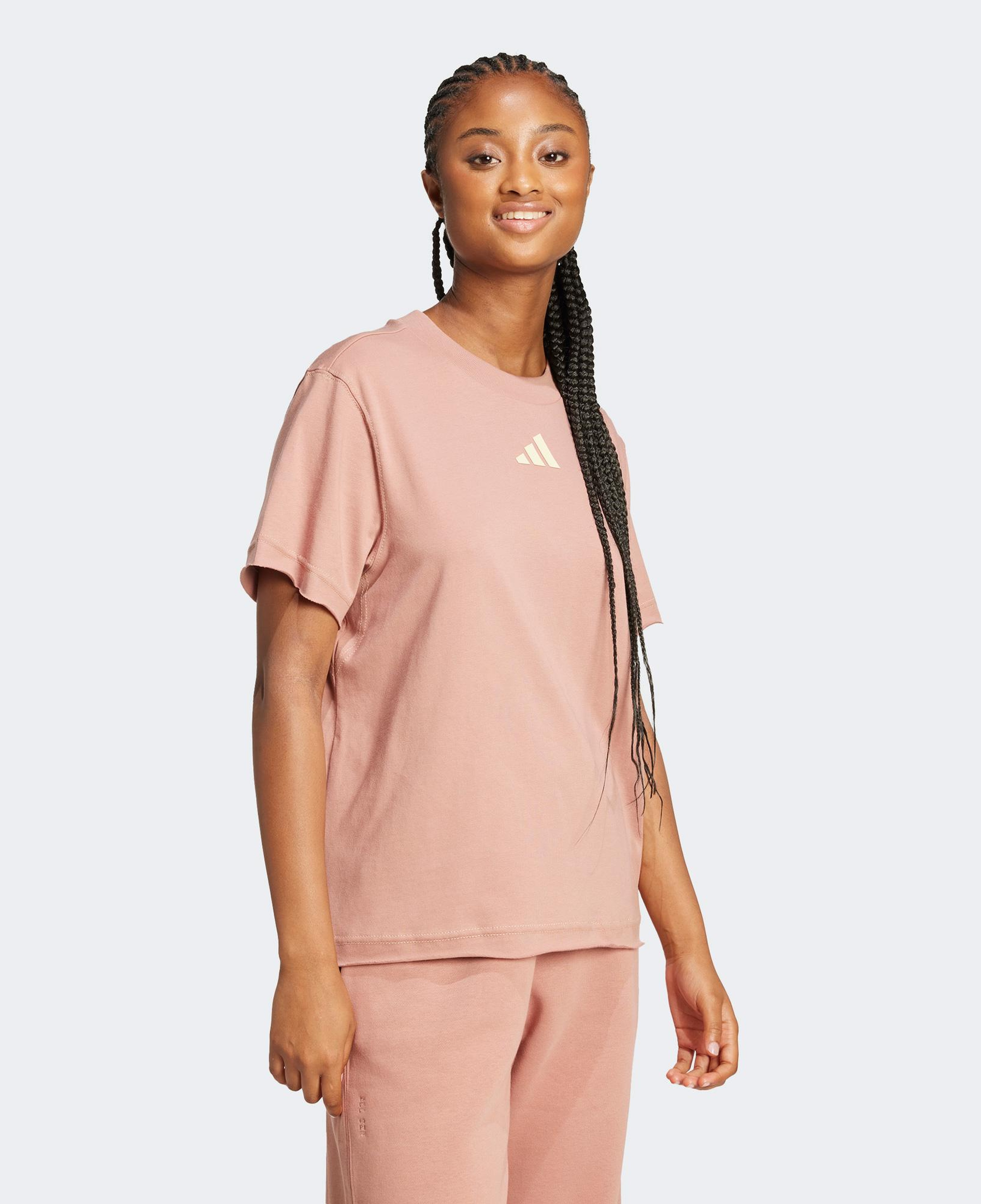 adidas All Szn Loose Graphic Kadın Pembe T-Shirt