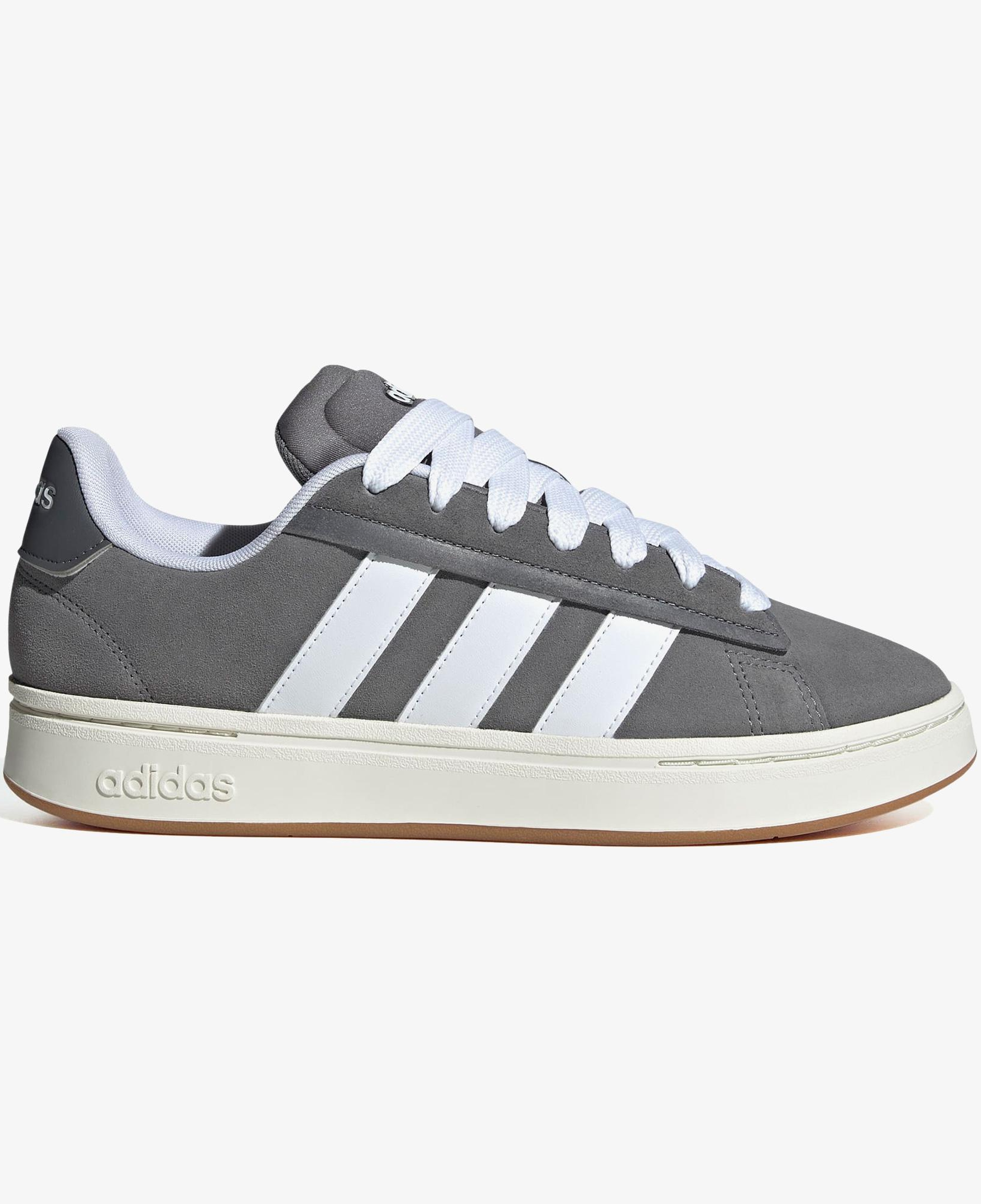 adidas Grand Court Alpha Erkek Gri Spor Ayakkabı