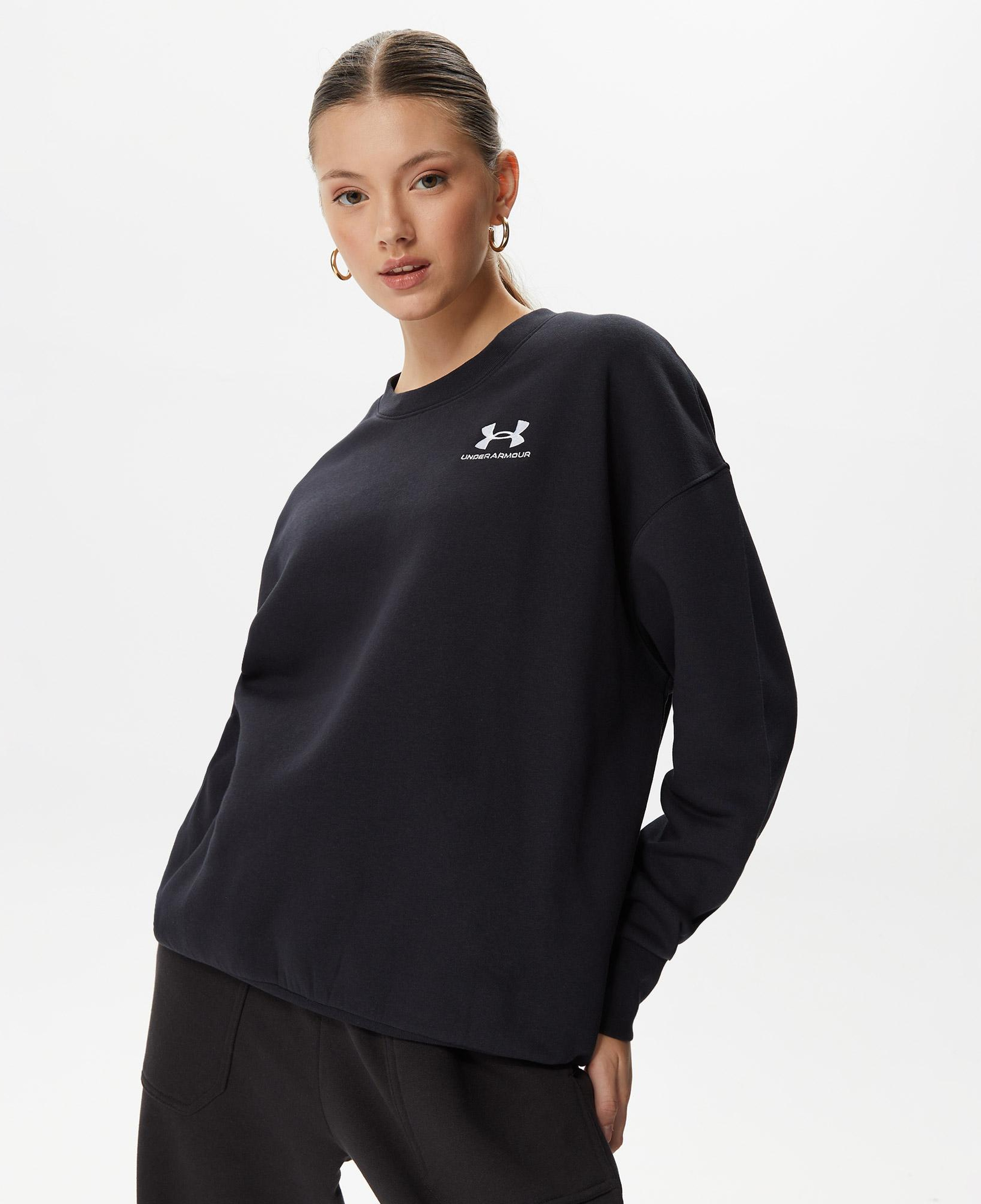 Under Armour Icon Fleece Kadın Siyah Günlük Sweatshirt