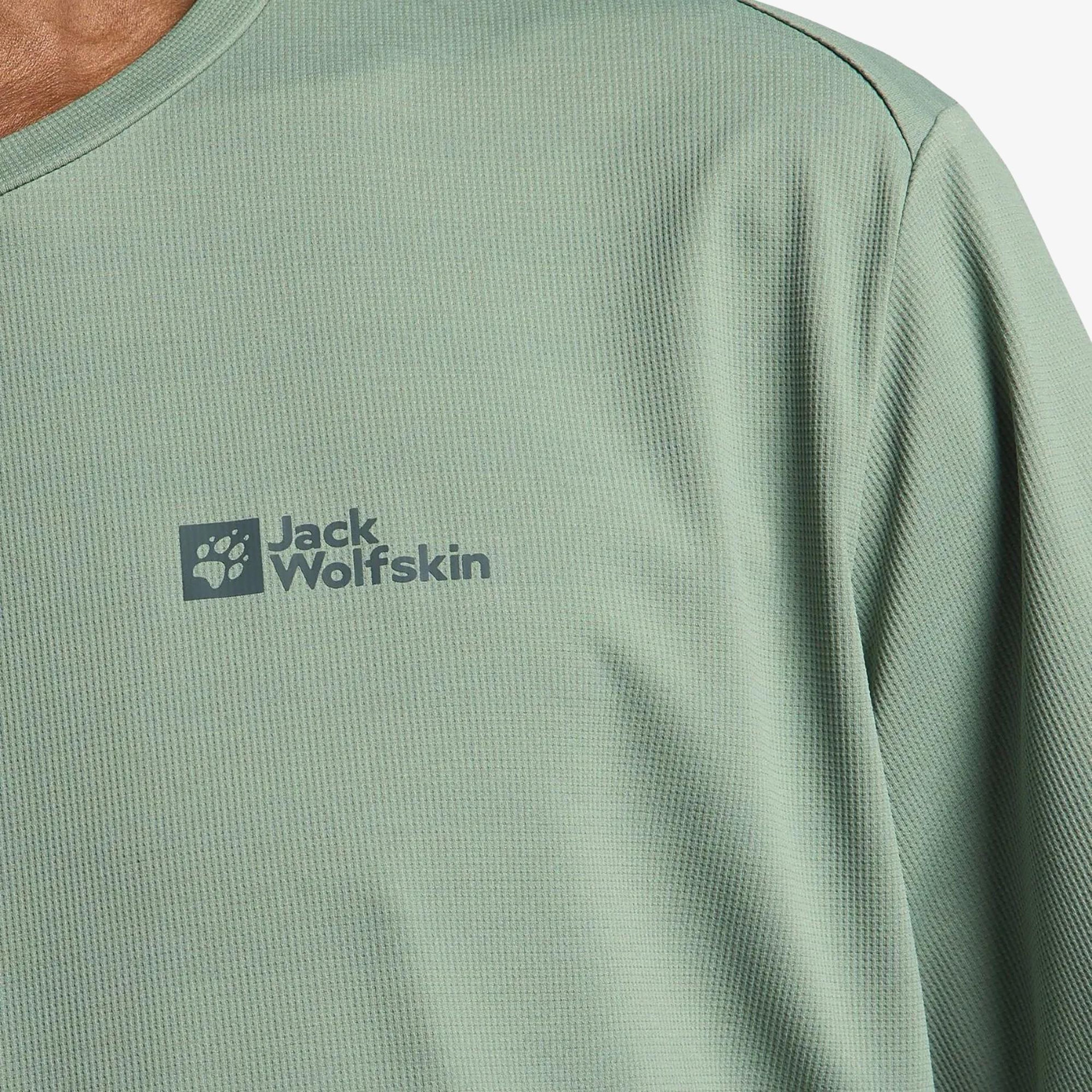 Jack Wolfskin Delgami Erkek Yeşil T-Shirt