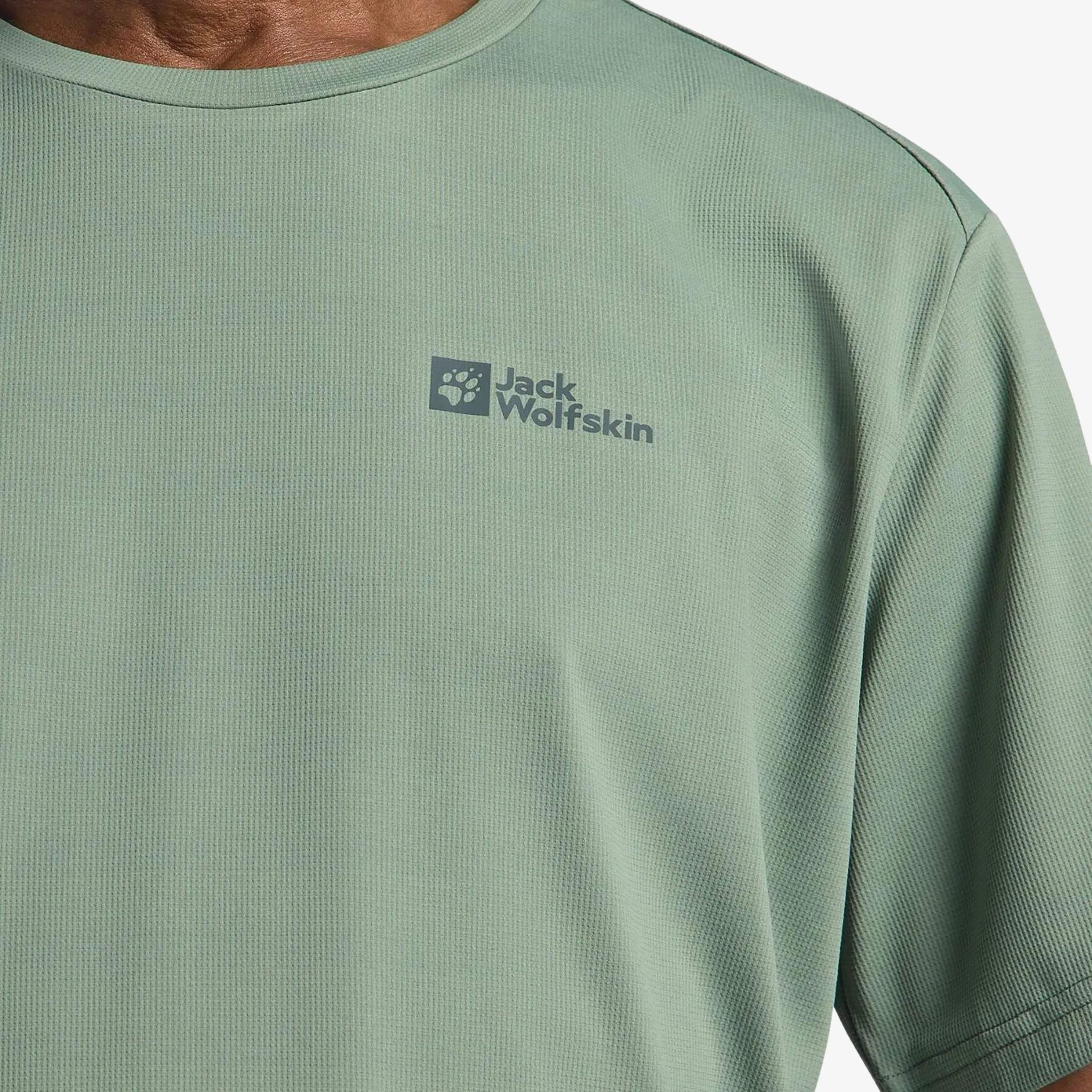 Jack Wolfskin Delgami Erkek Yeşil T-Shirt