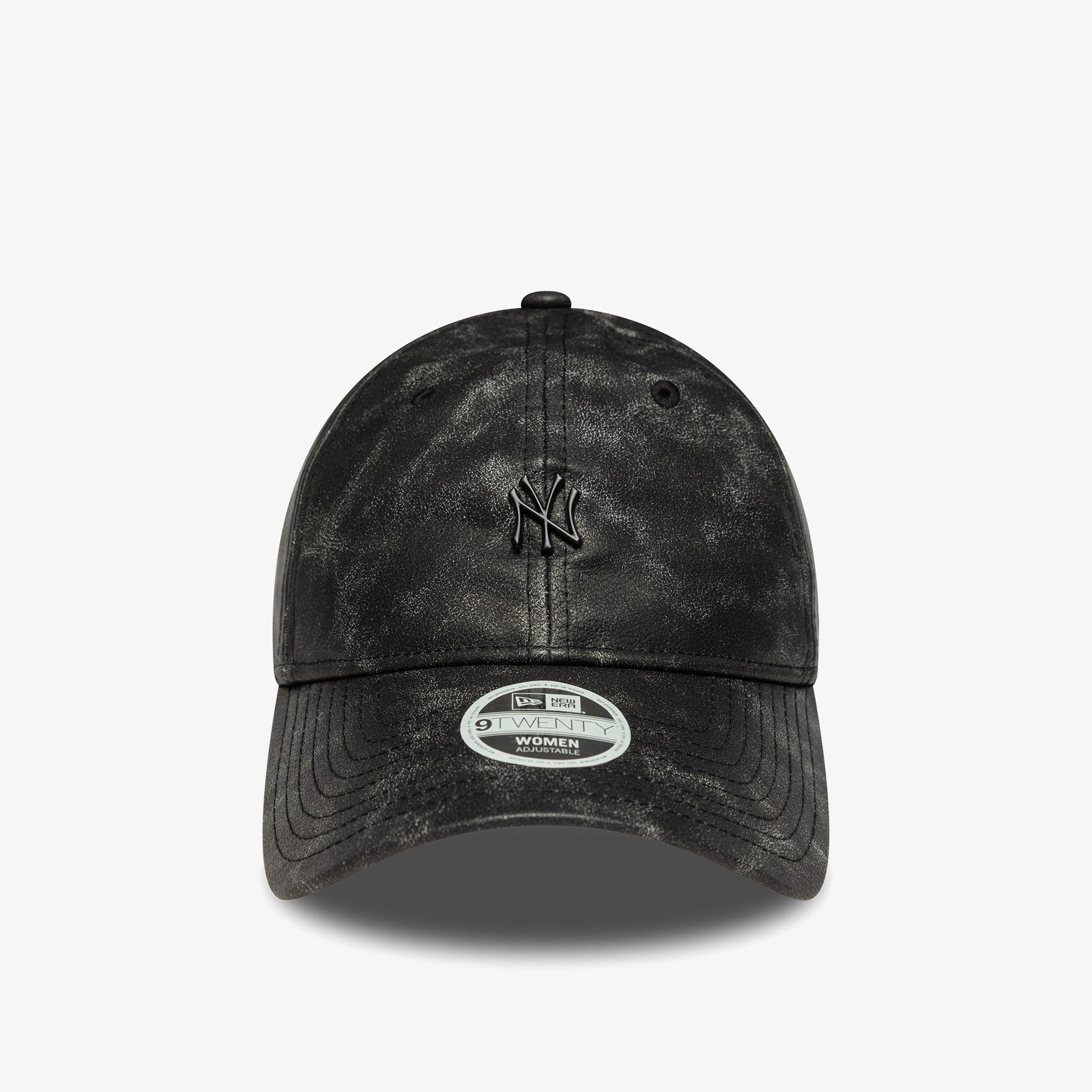New Era Worn Pu 9Twenty Neyyan  Kadın Siyah Şapka