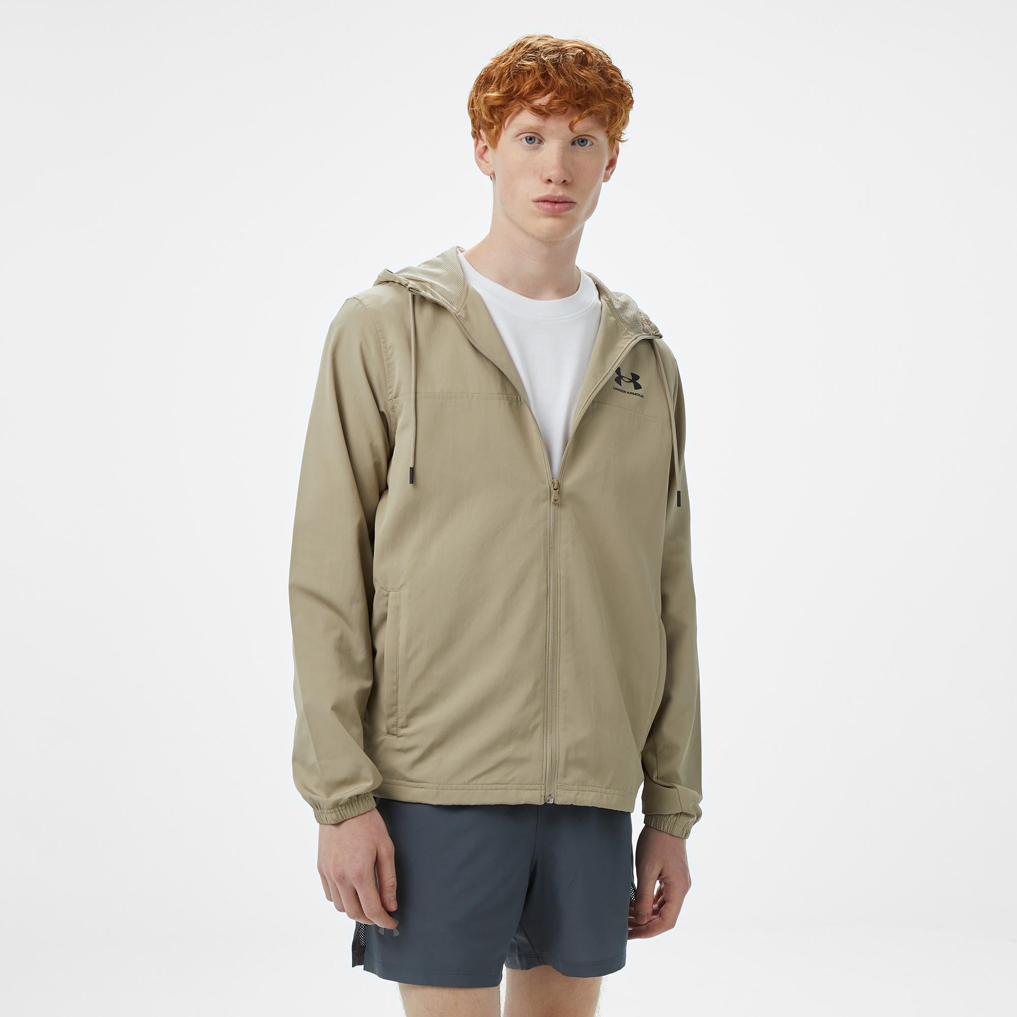 Under Armour Rial Wn Windbreaker Erkek Kahverengi Rüzgarlık