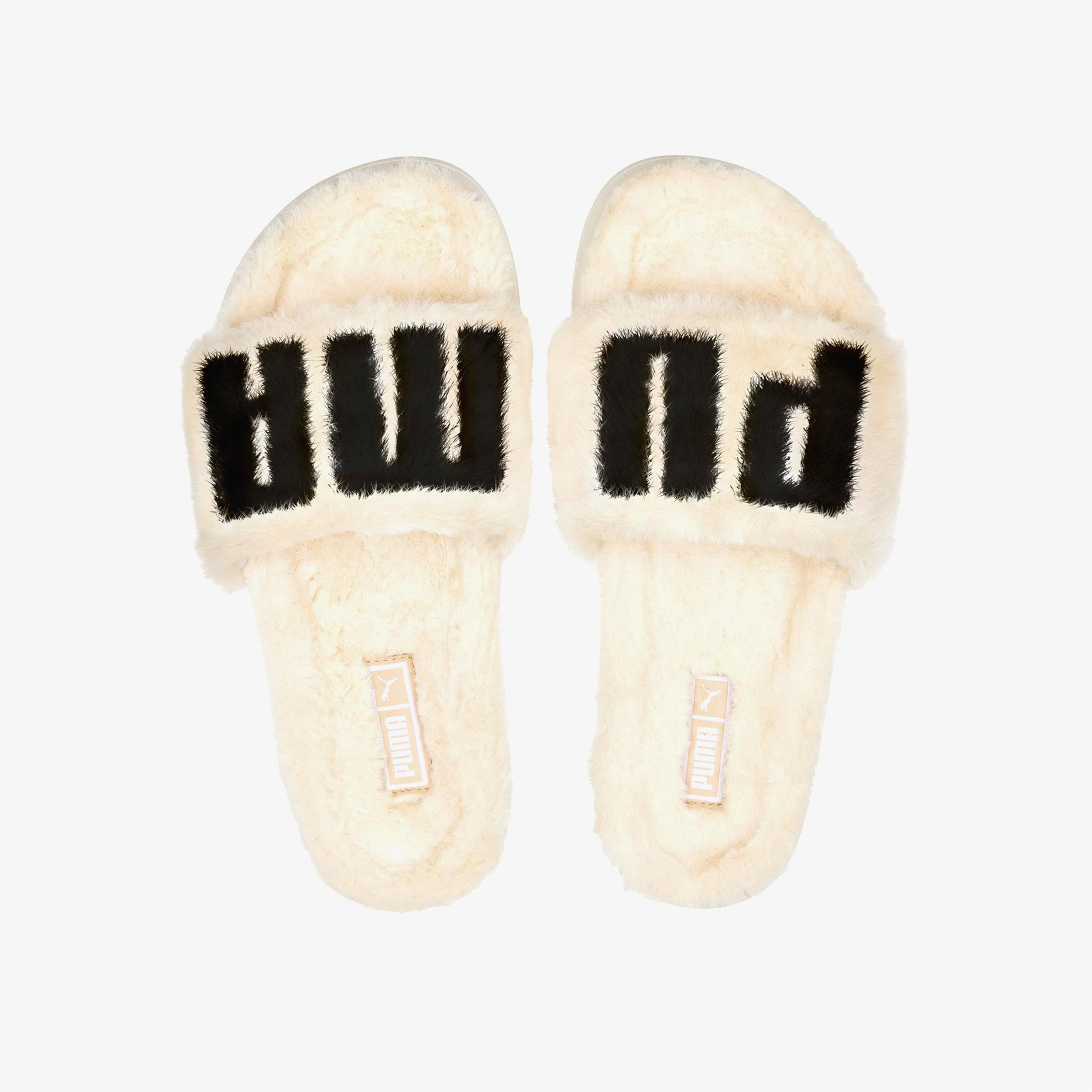 Puma Leadcat 2.0 Fuzz Wns Kadın Bej Terlik