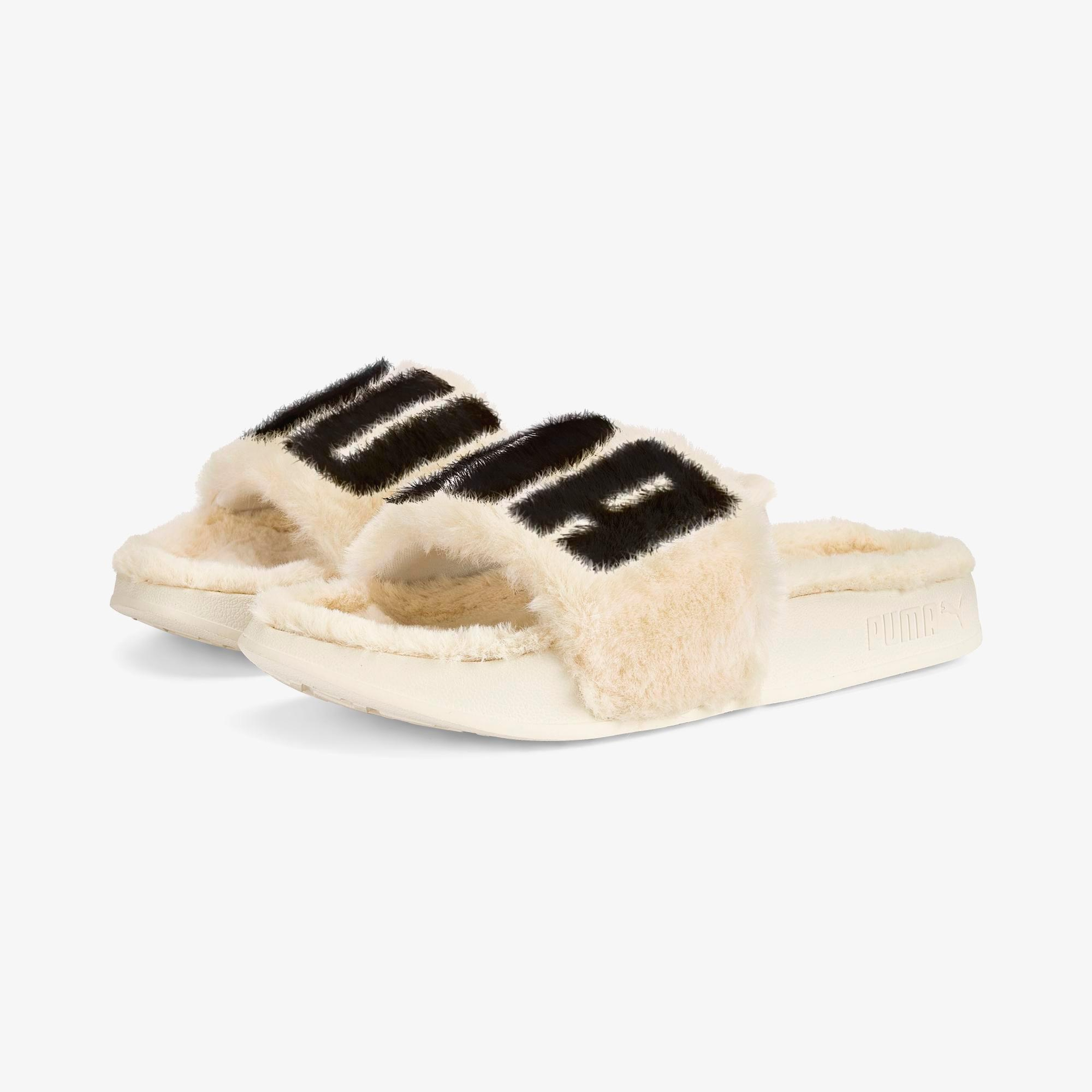 Puma Leadcat 2.0 Fuzz Wns Kadın Bej Terlik