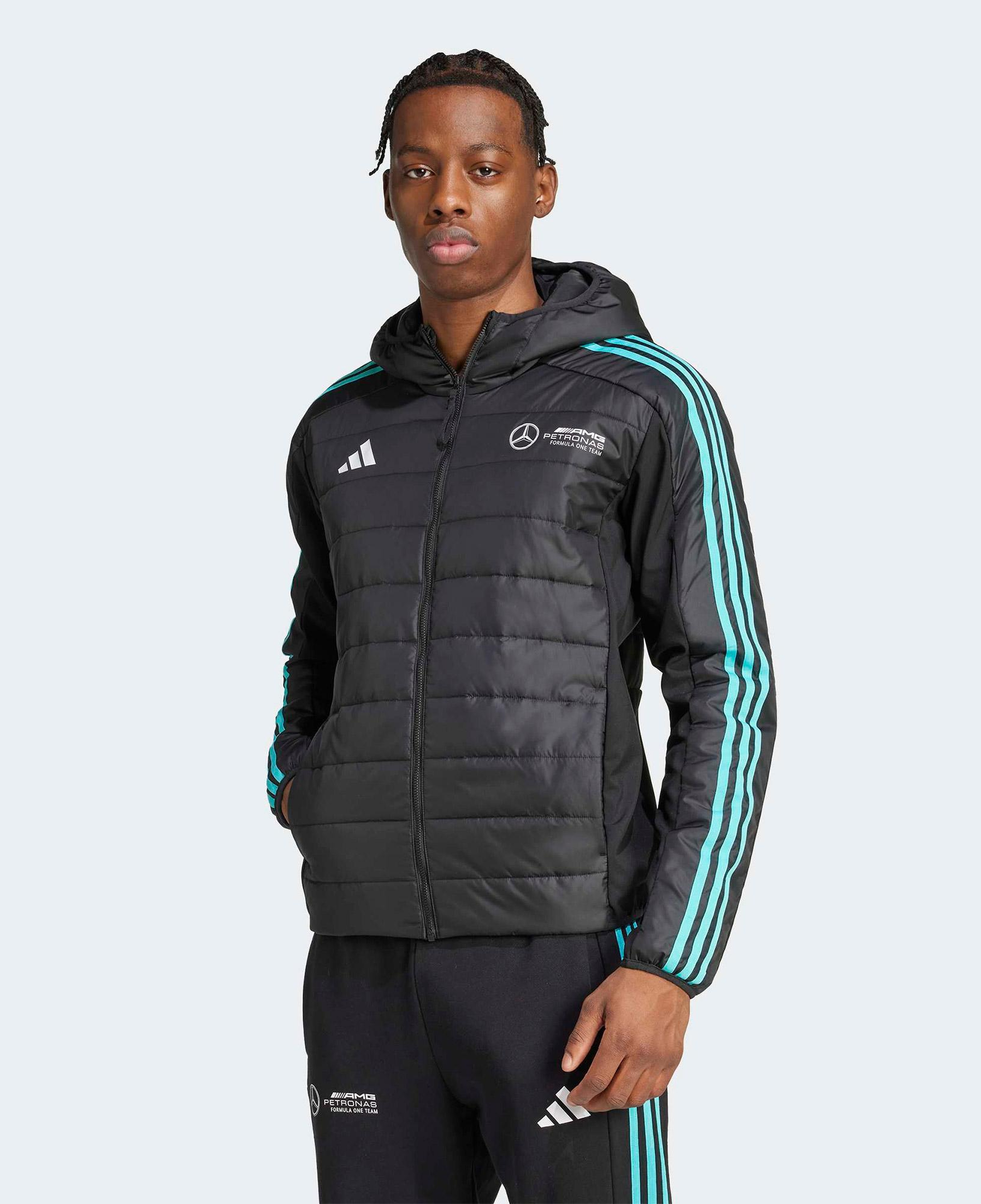 adidas Mercedes Amg Petronas Formula One Team Dna Dolgulu Erkek Siyah Motorsport Mont