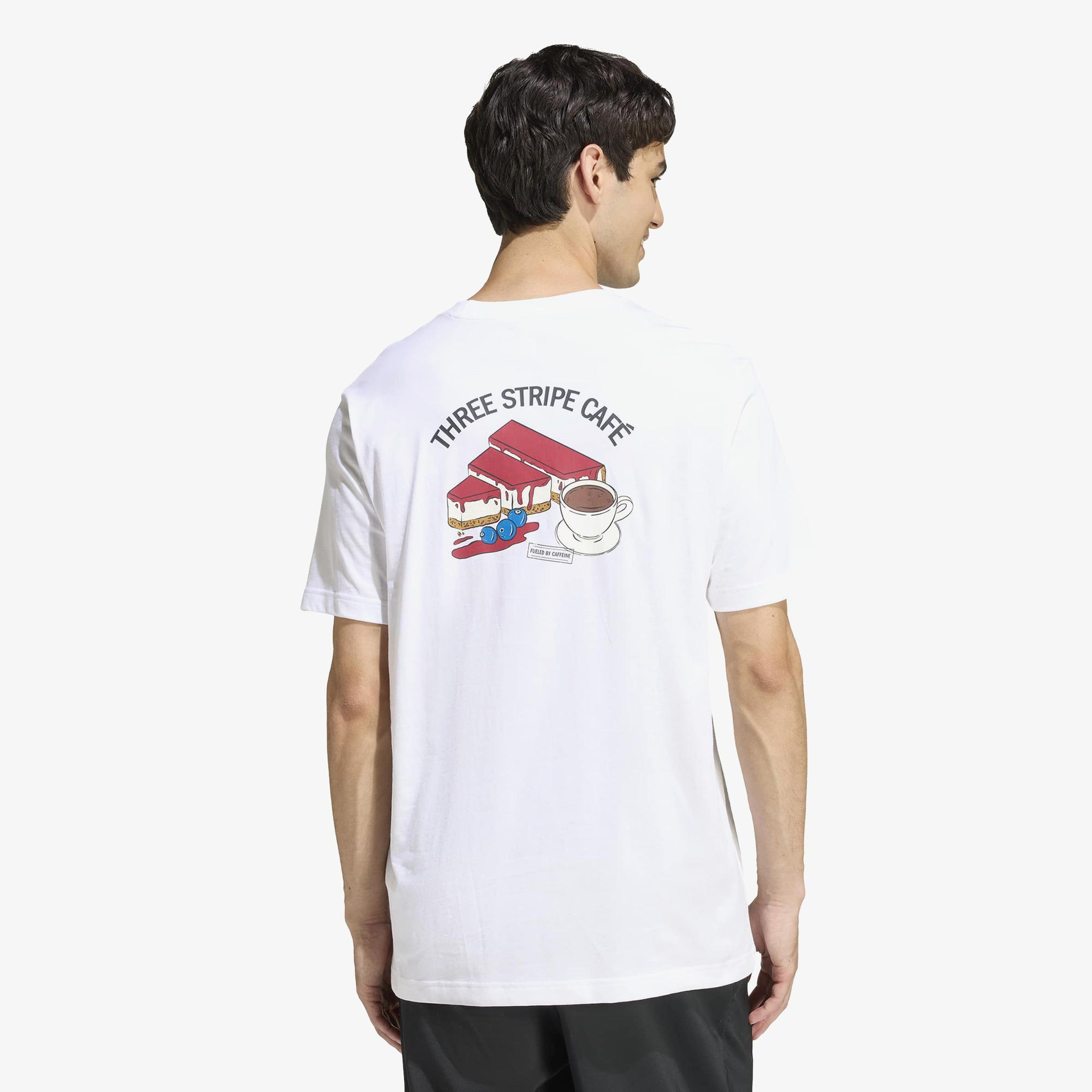 adidas Cheesecake Erkek Beyaz Antrenman T-Shirt