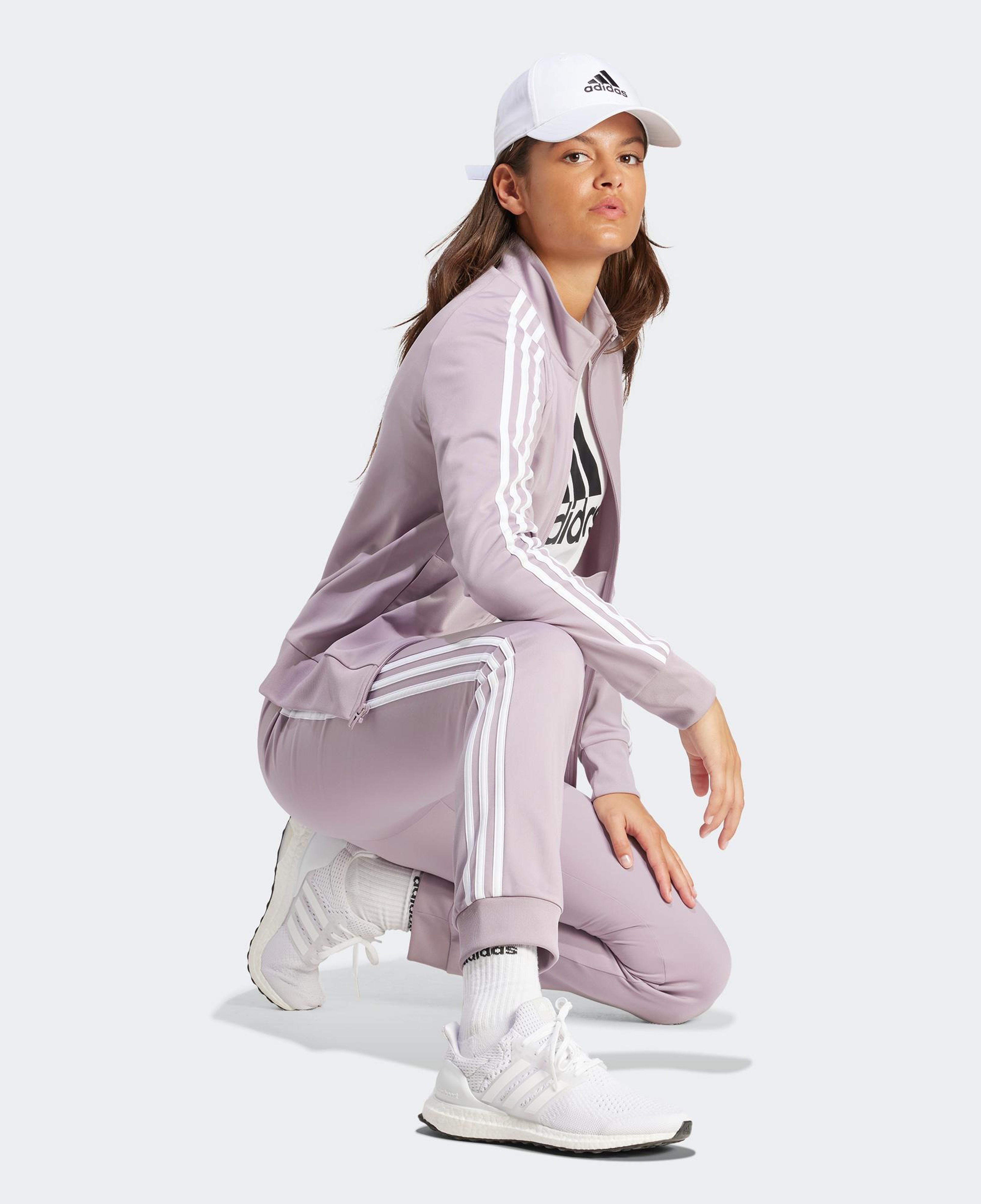 adidas W 3S Tp Tric Kadın Mor Günlük Eşofman Altı