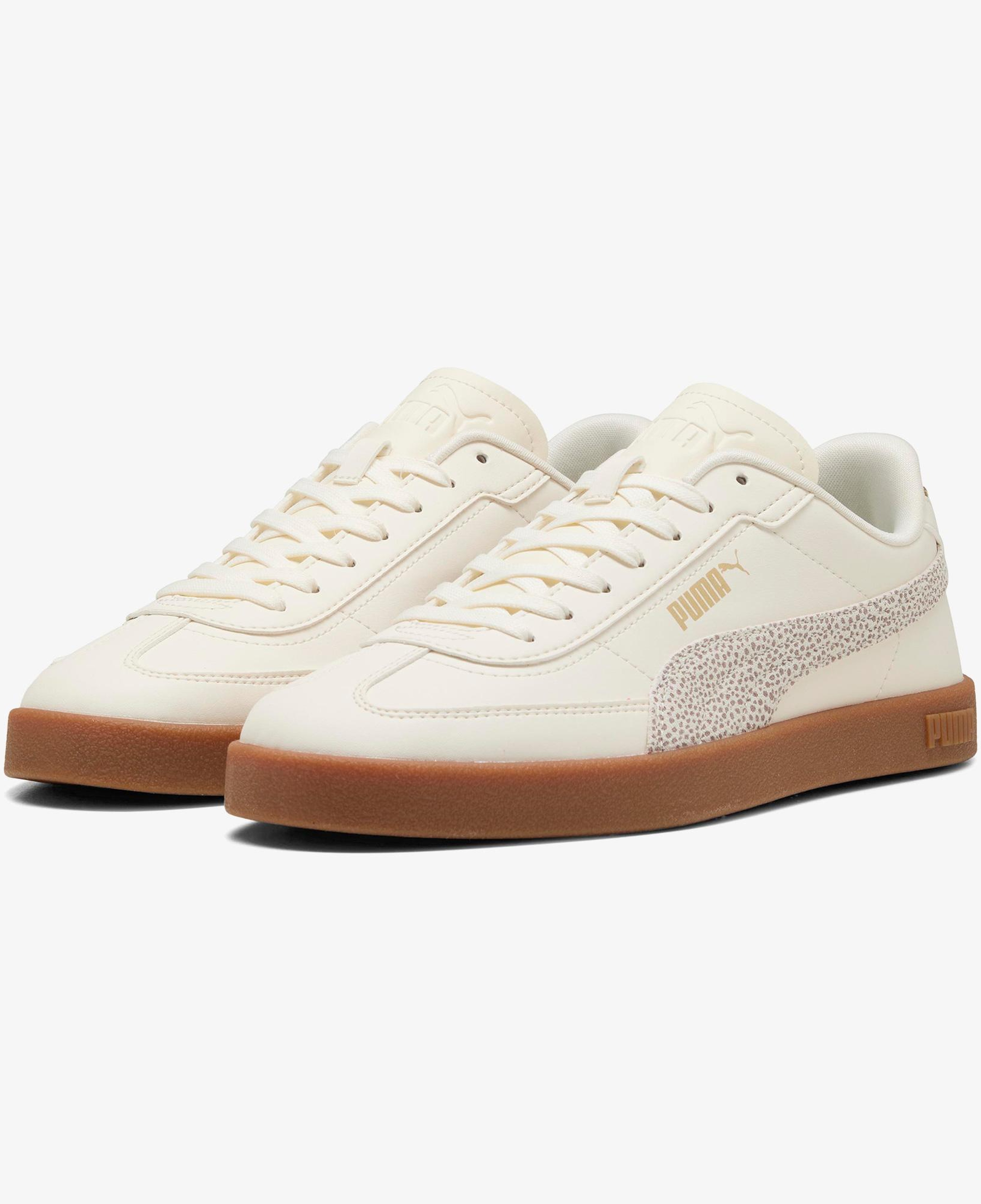 Puma Club II Era Topcat Kadın Krem Spor Ayakkabı