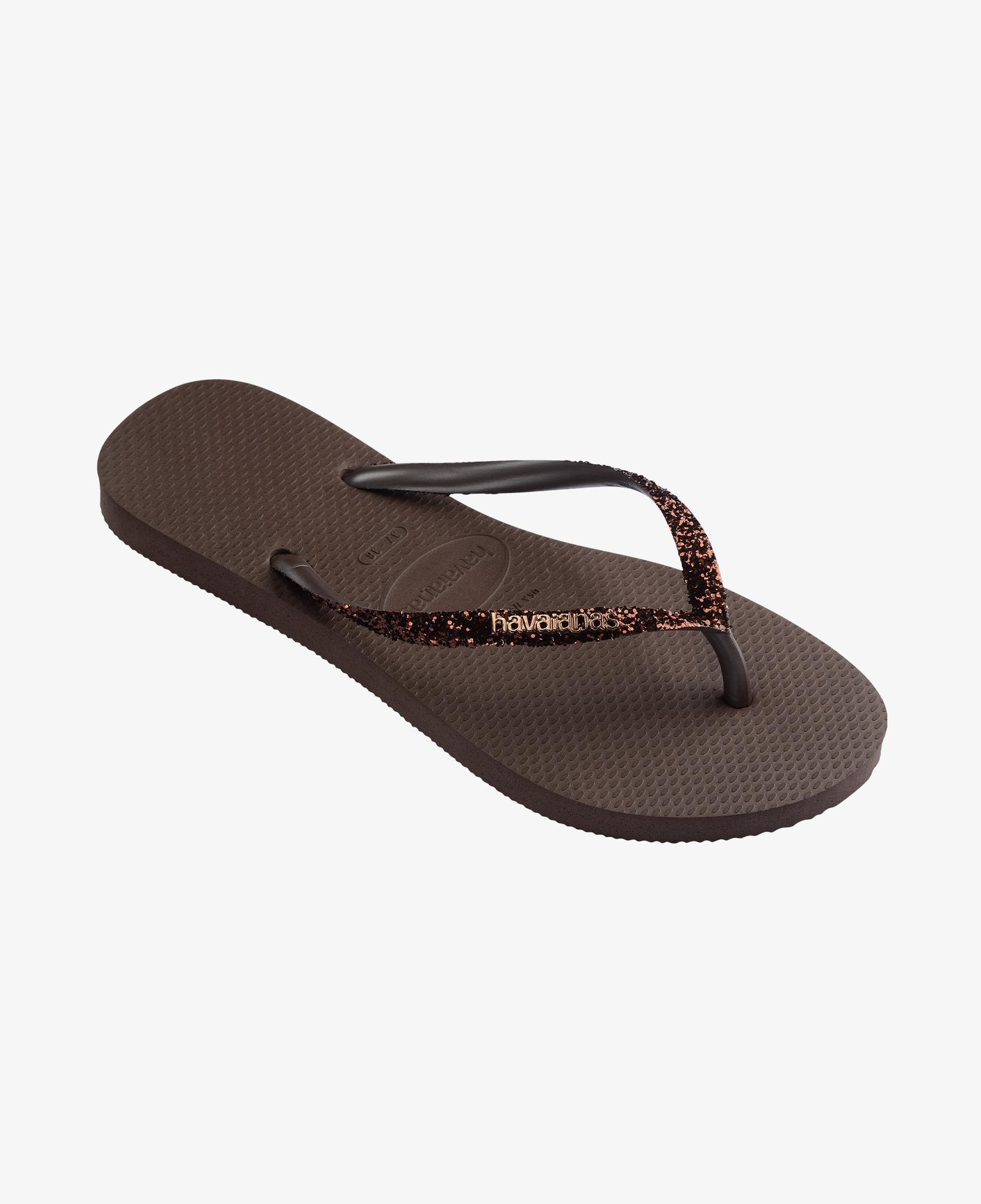 Havaianas Slim Glitter 2 Kadın Kahverengi Terlik