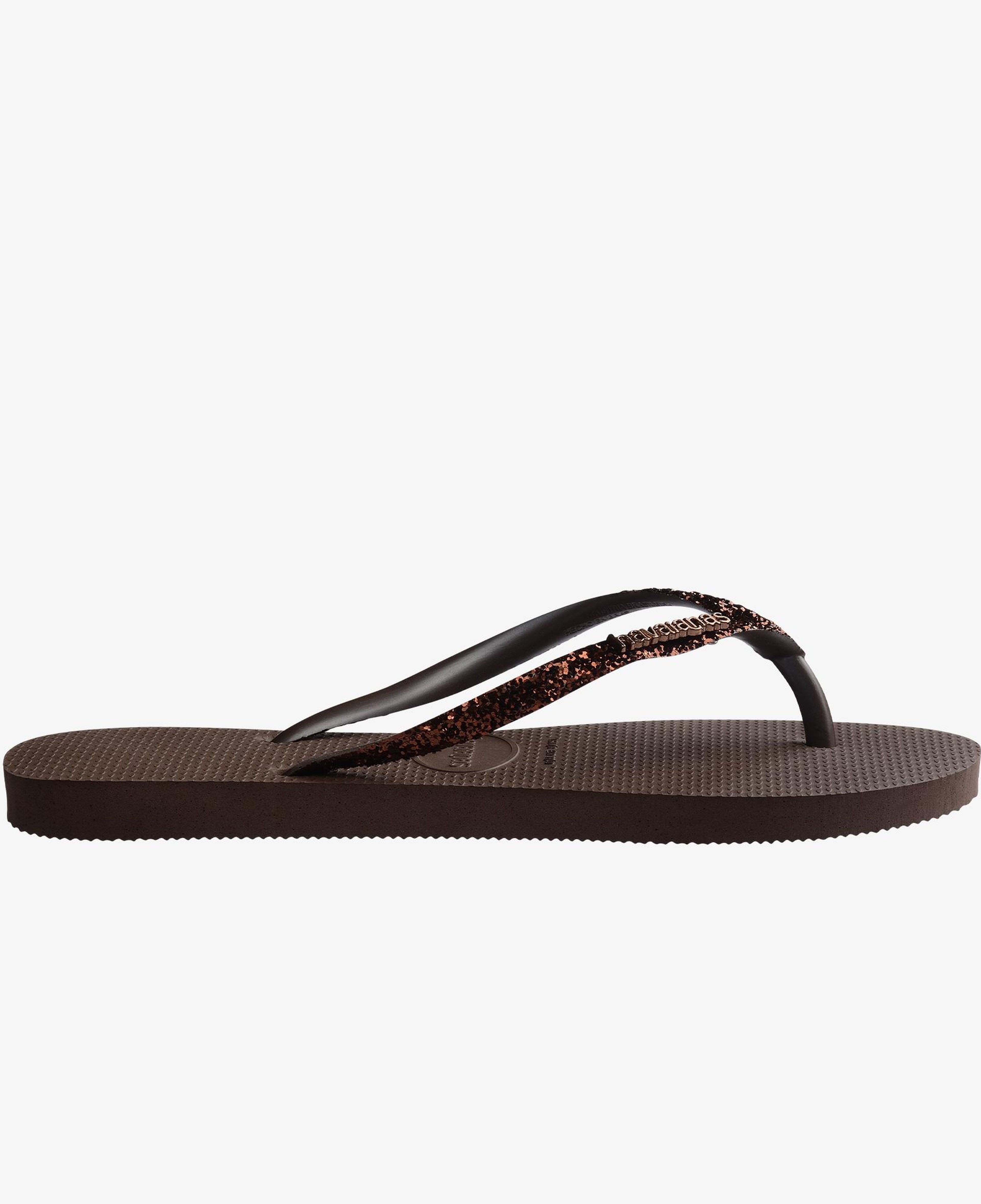 Havaianas Slim Glitter 2 Kadın Kahverengi Terlik