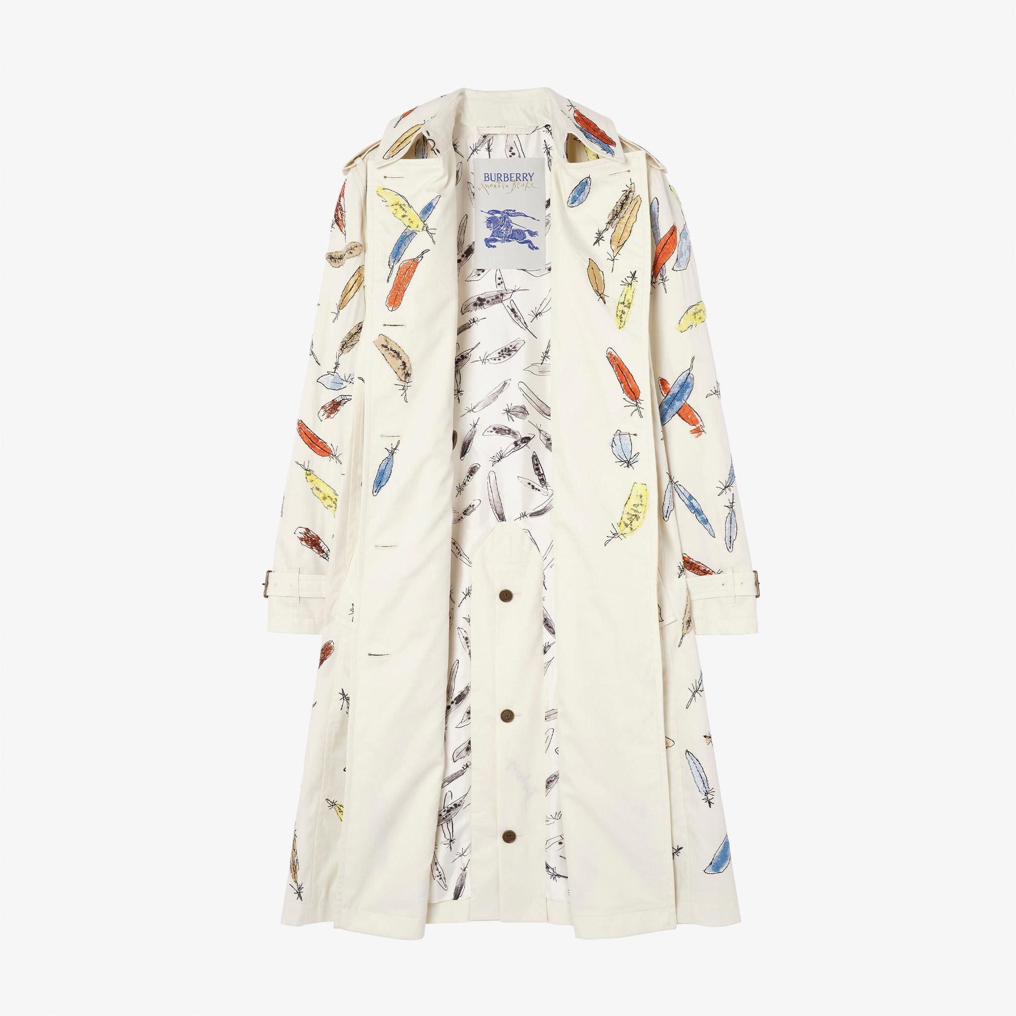 Burberry Foxfield Kadın Beyaz Kaban
