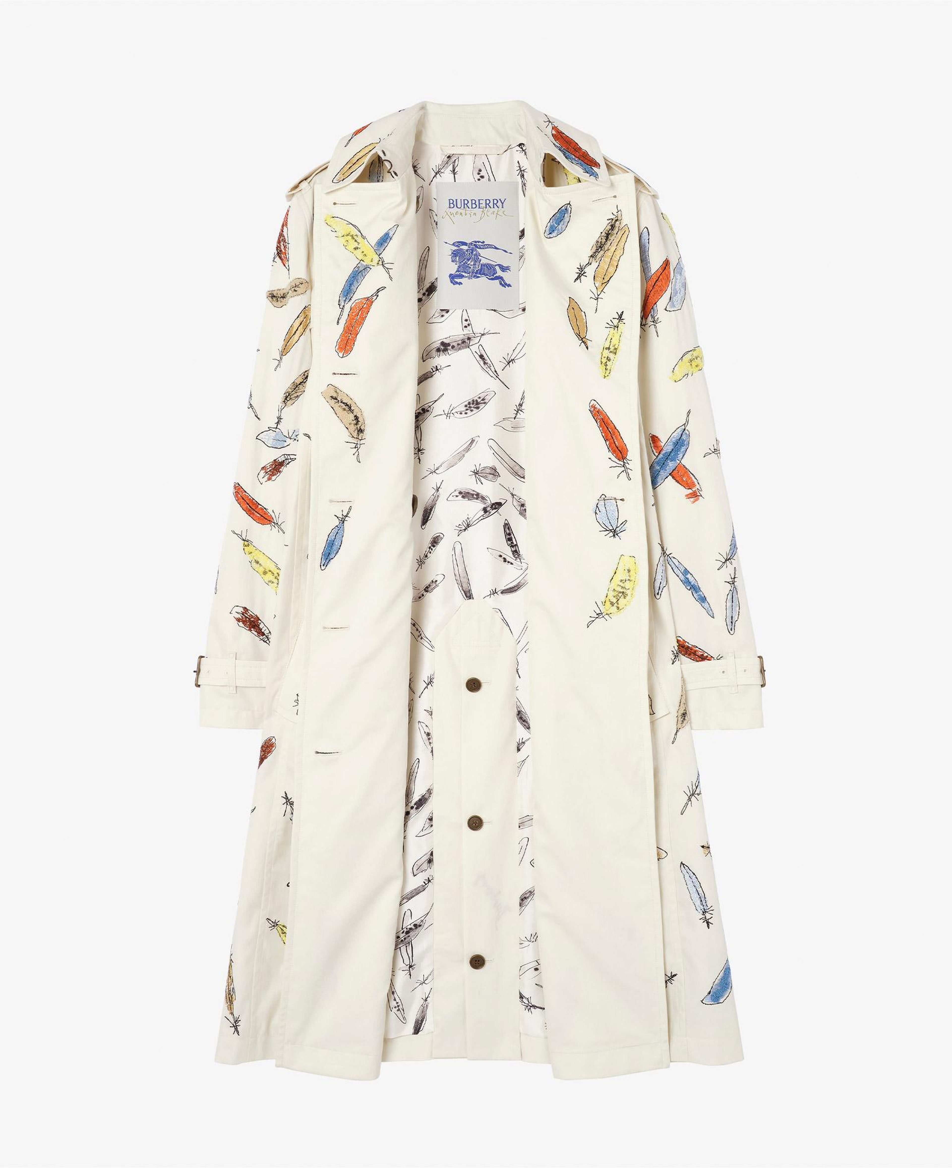 Burberry Foxfield Kadın Beyaz Kaban