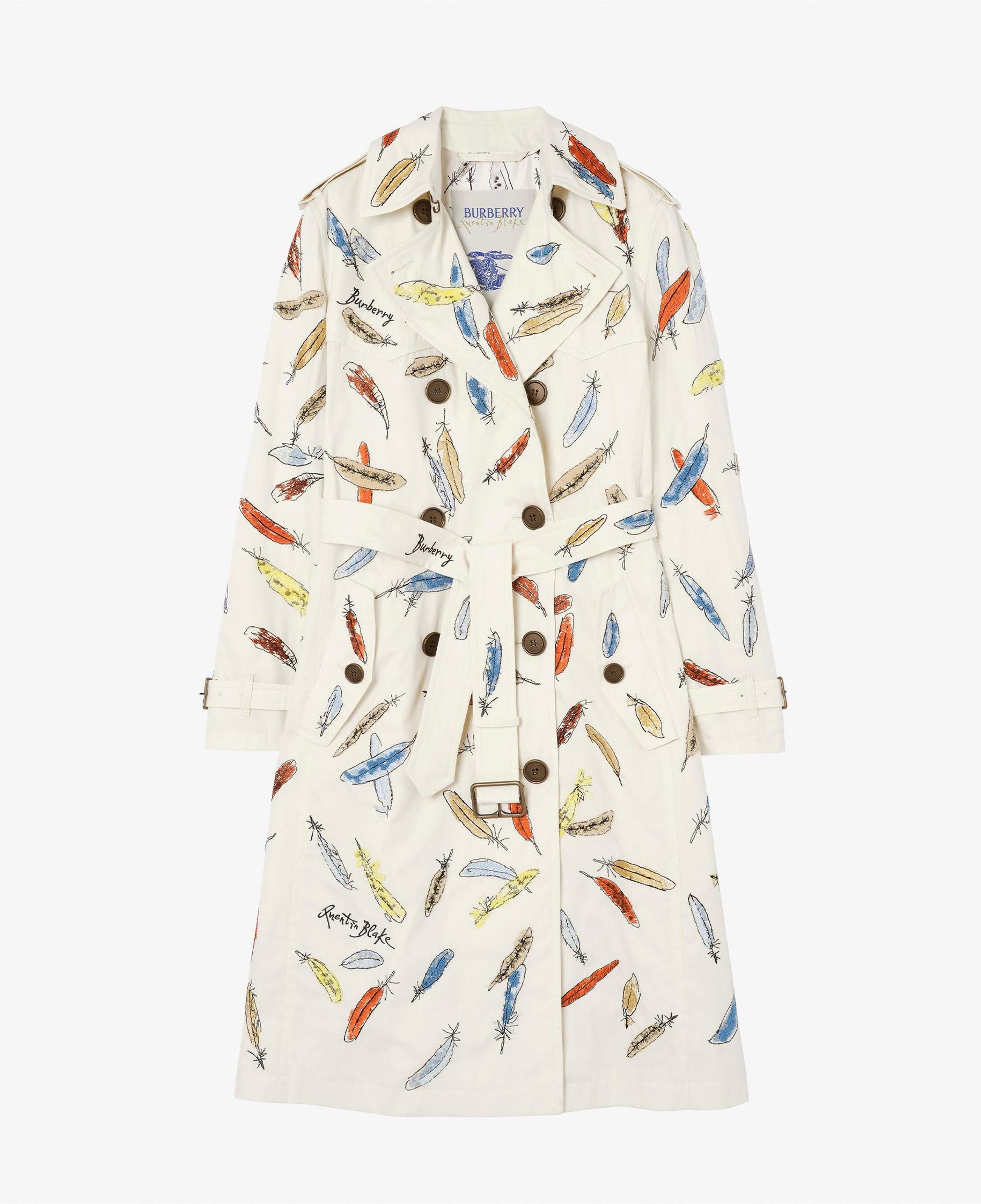 Burberry Foxfield Kadın Beyaz Kaban