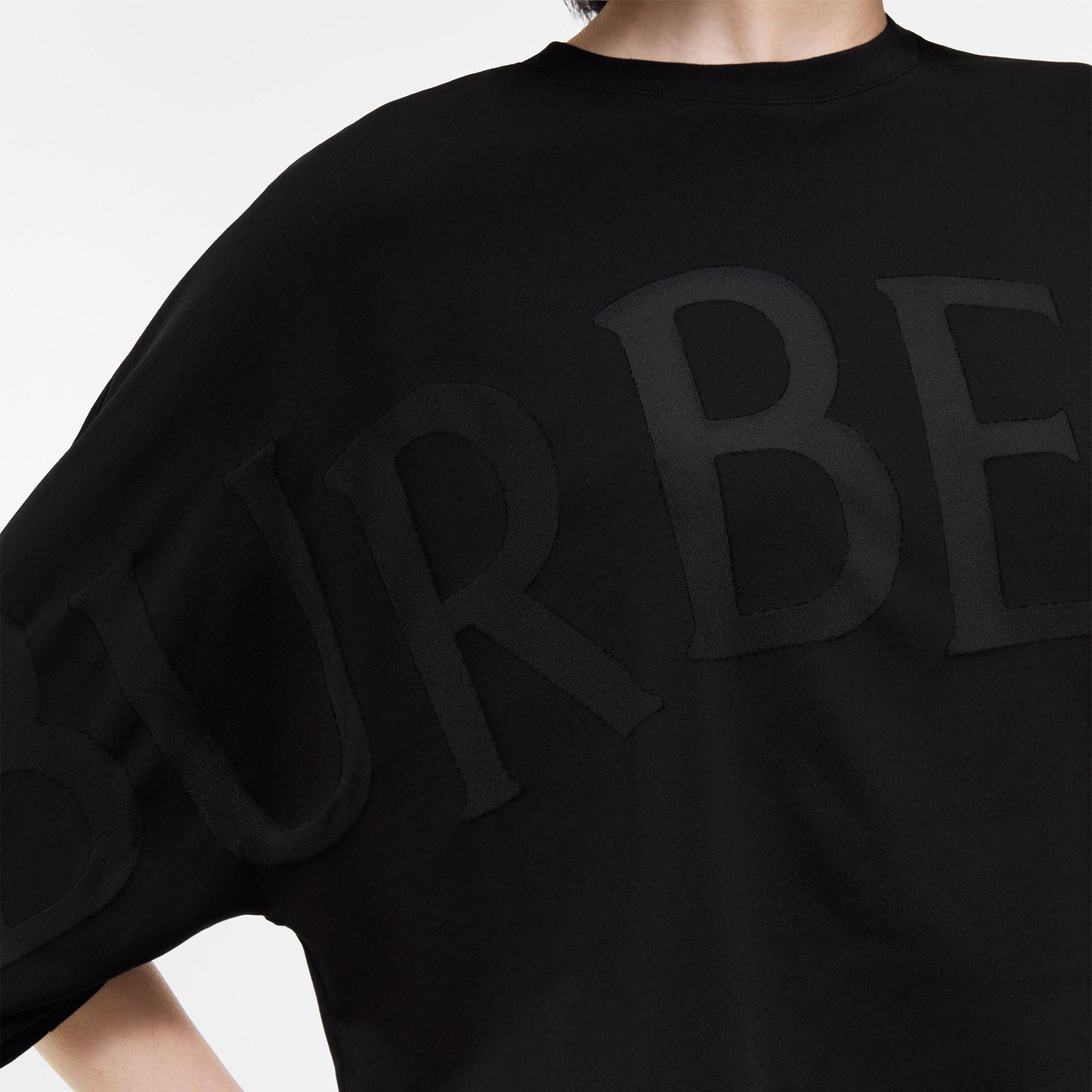 Burberry Carys Kadın Siyah T-Shirt