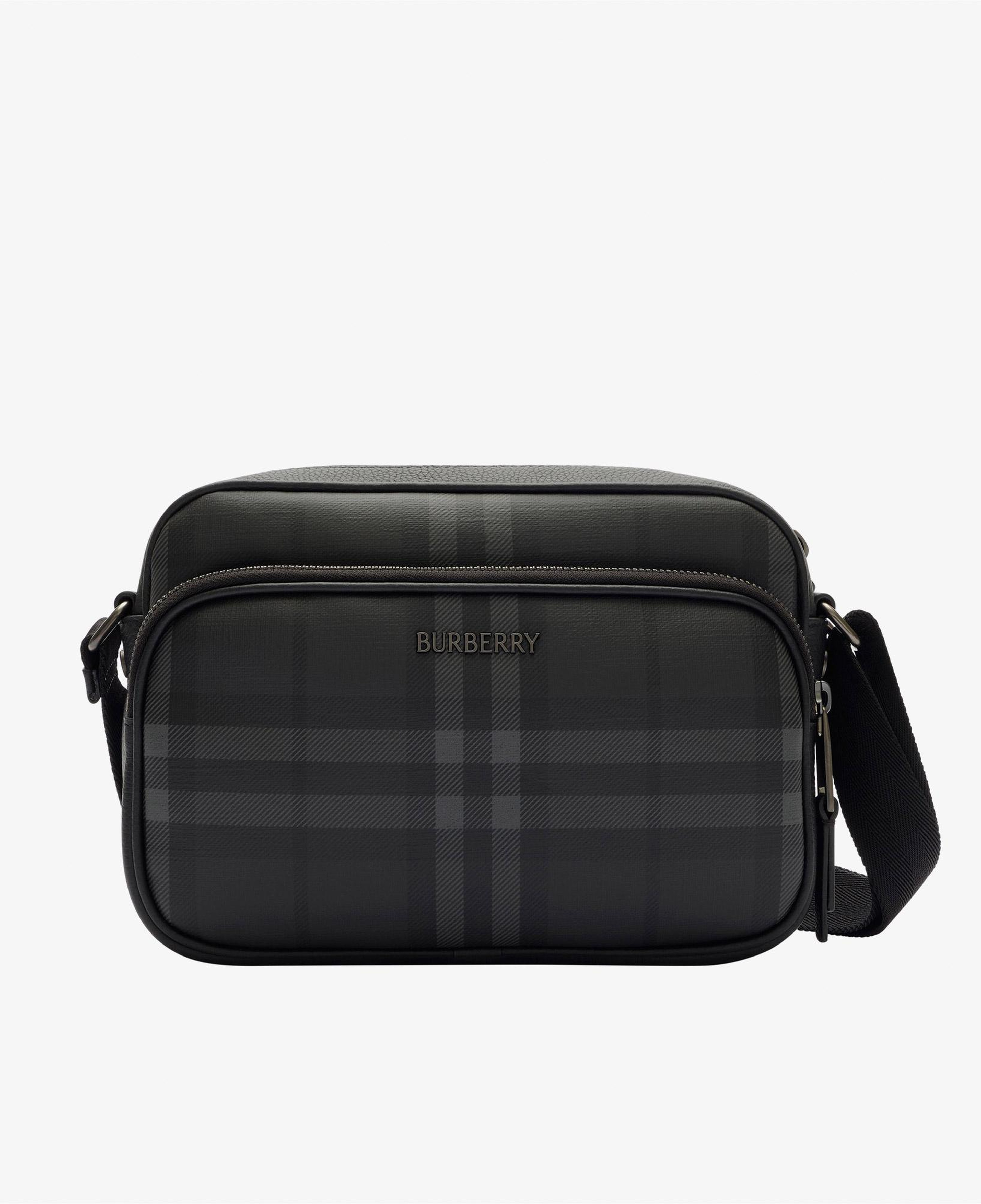 Burberry Pocket Crossbody Iron Bin Erkek Antrasit Omuz Çantası