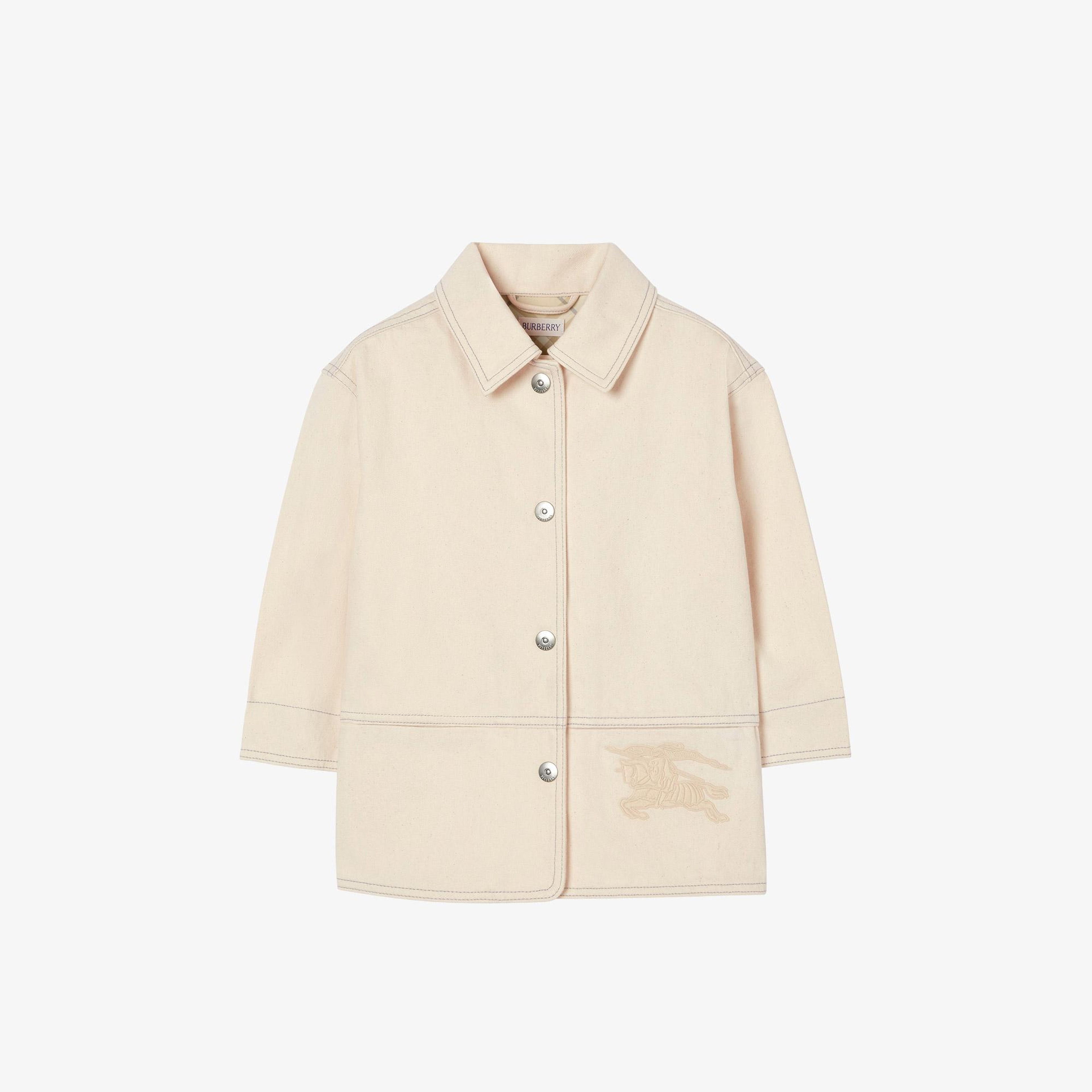 Burberry Marnie Çocuk Beyaz Mont