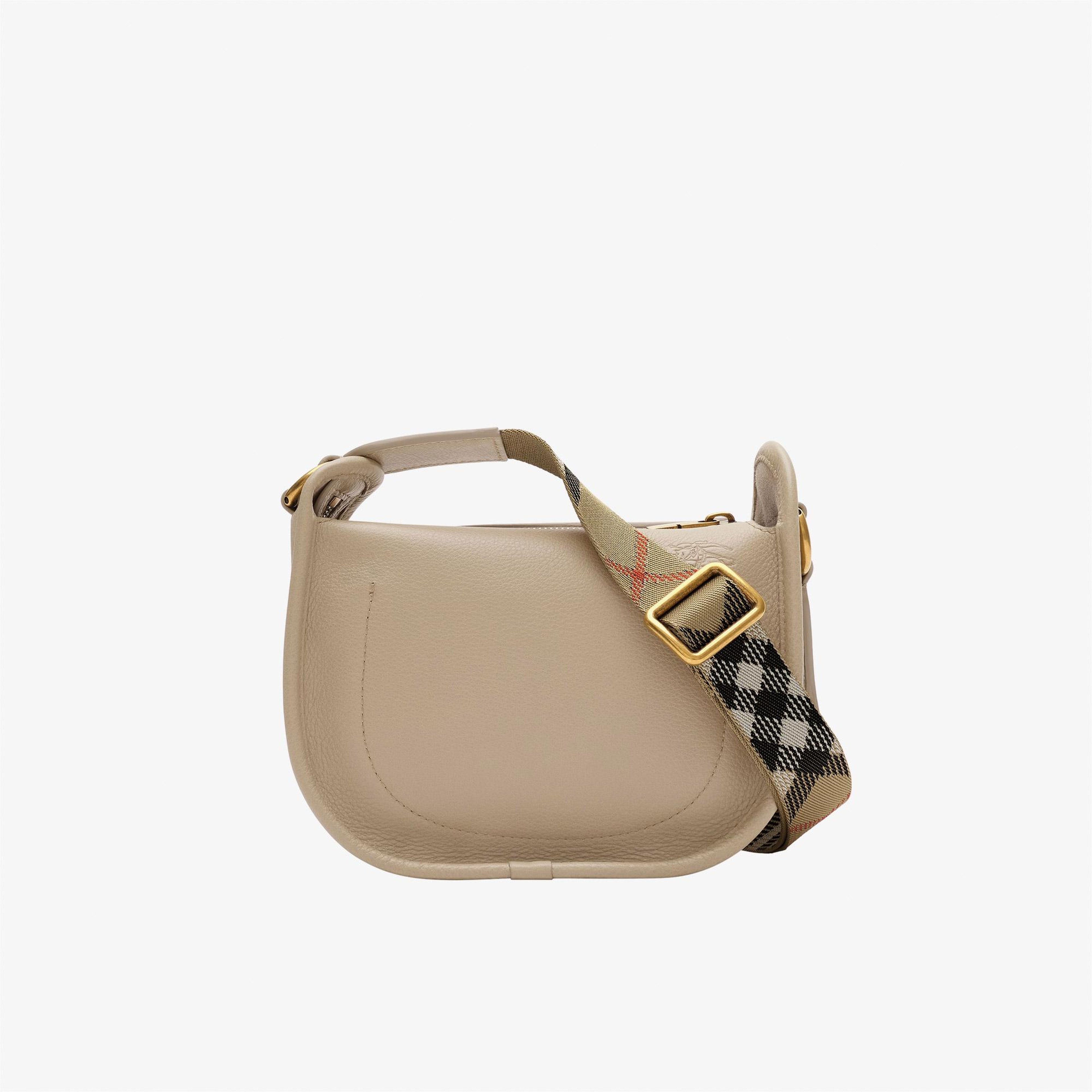 Burberry B Clip Messenger Lgl Kadın Krem Omuz Çantası