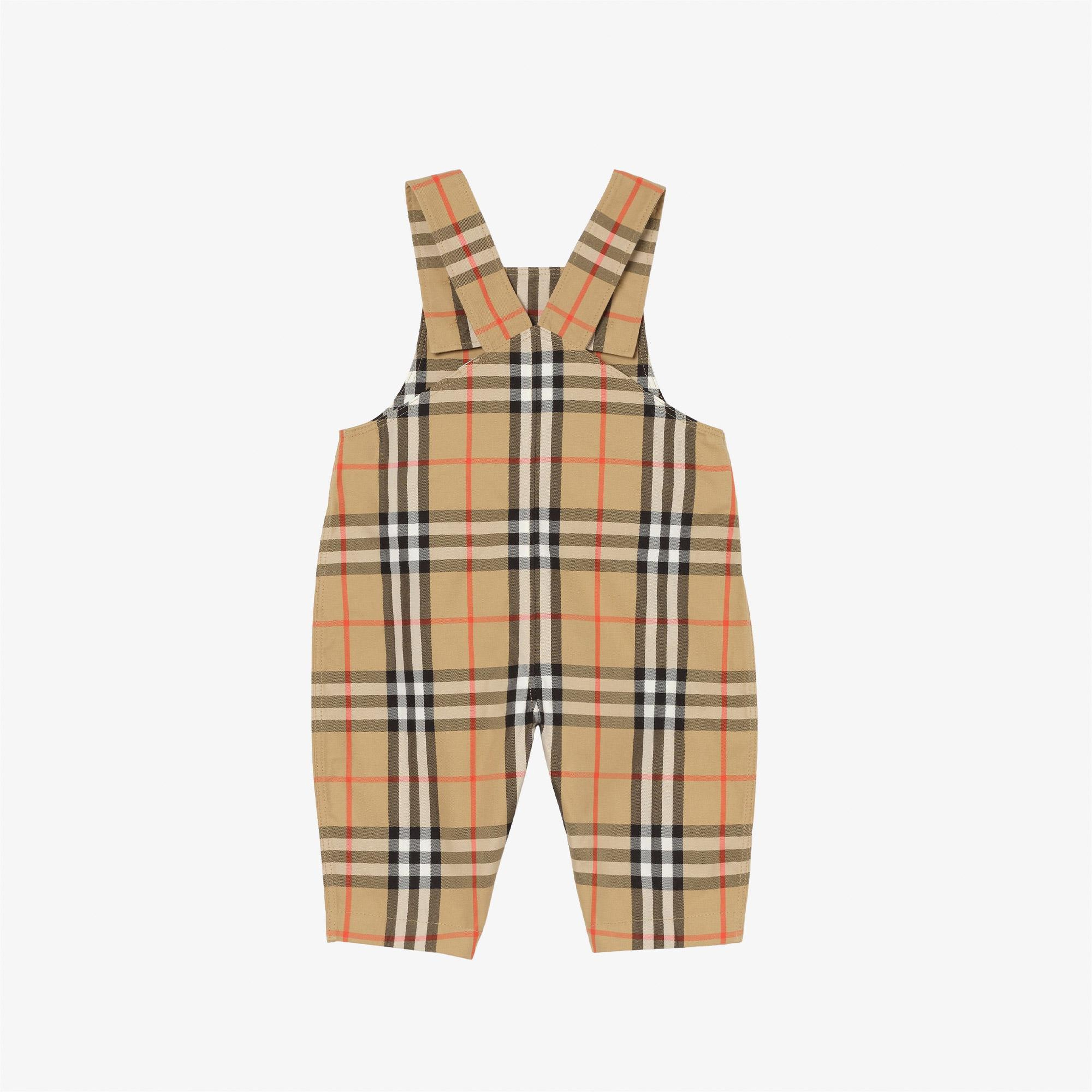 Burberry Darwin Check 3'lü Çocuk Bej Hediye Seti