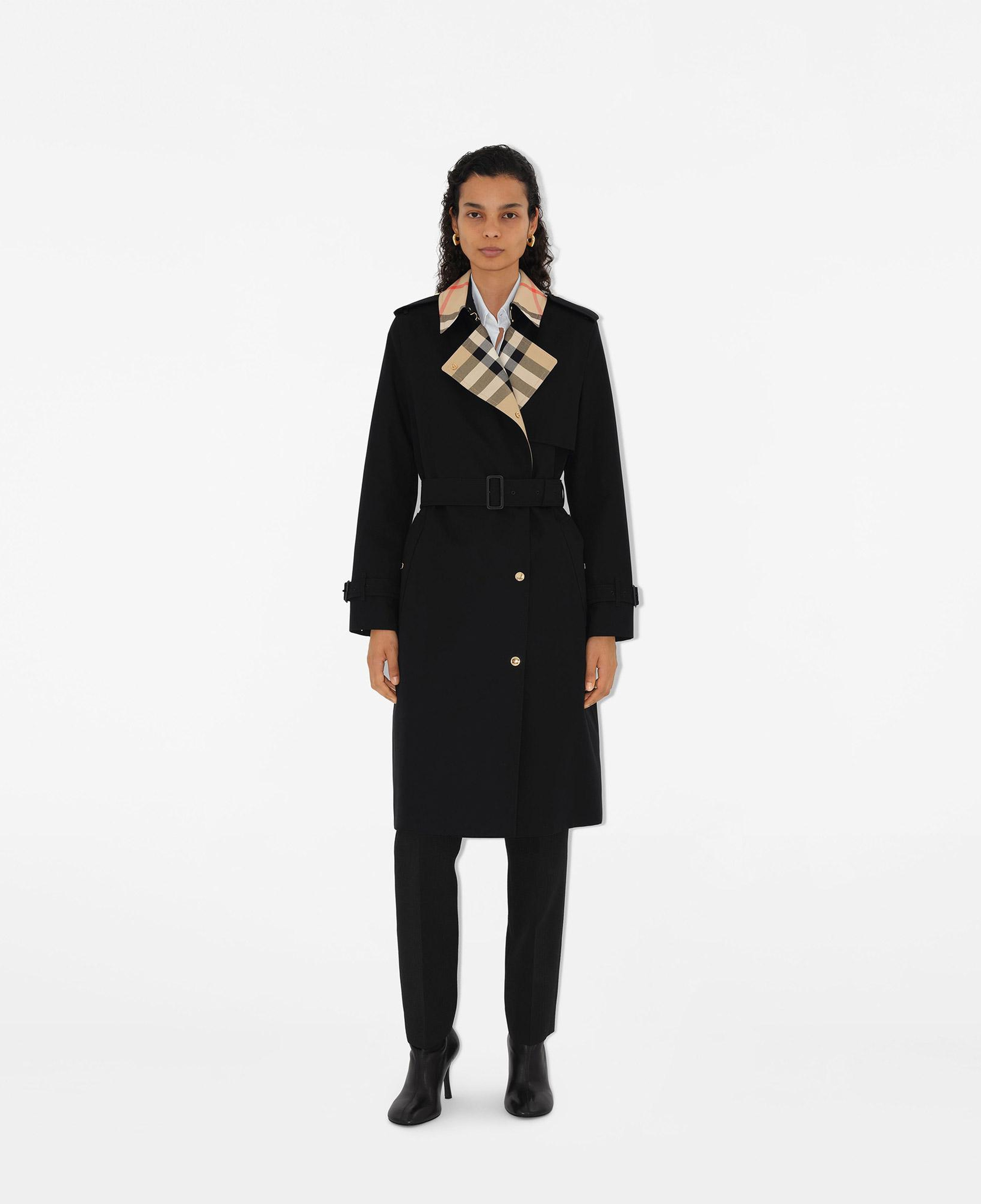 Burberry Sandridge Kadın Siyah Pardesü