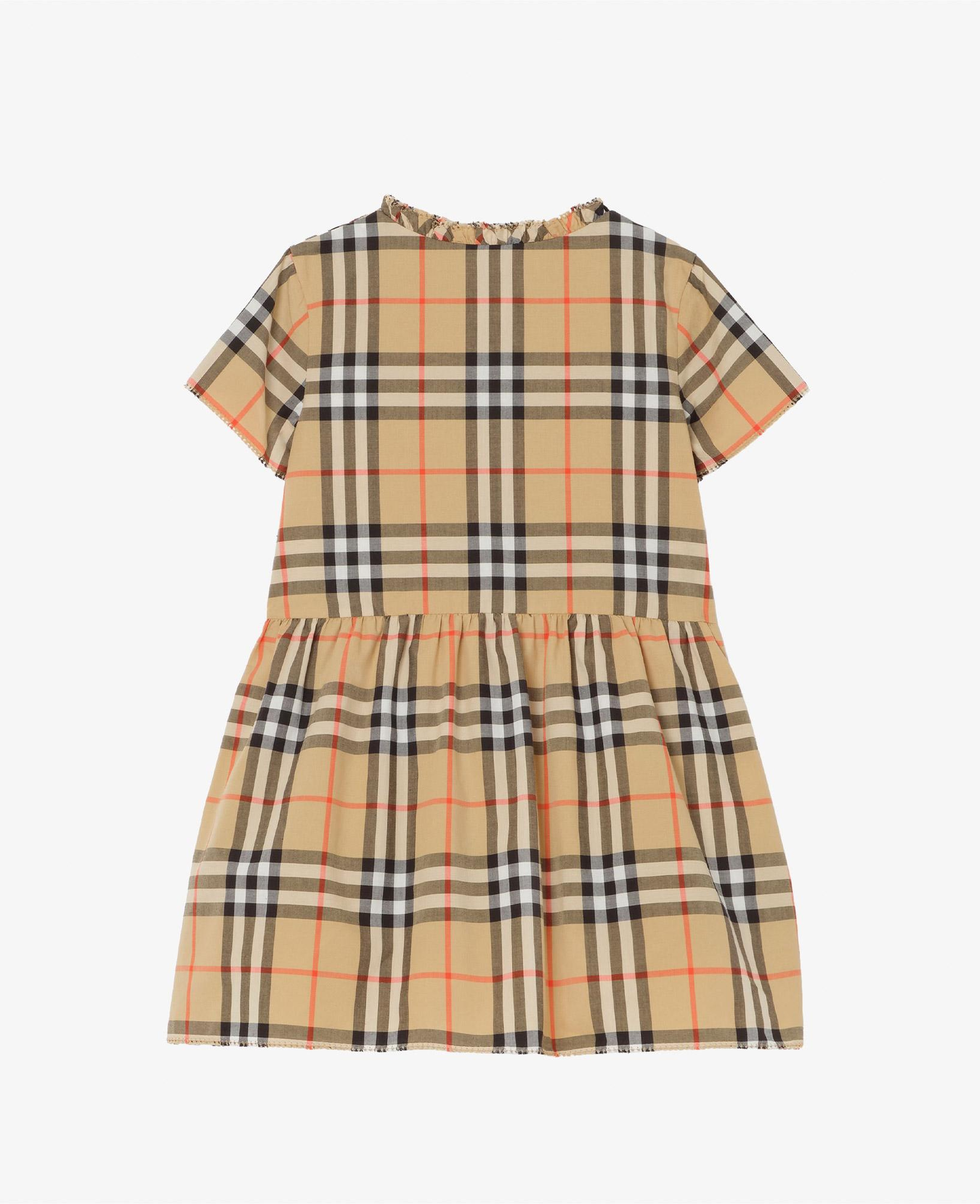 Burberry Mnrose Check Çocuk Bej Elbise