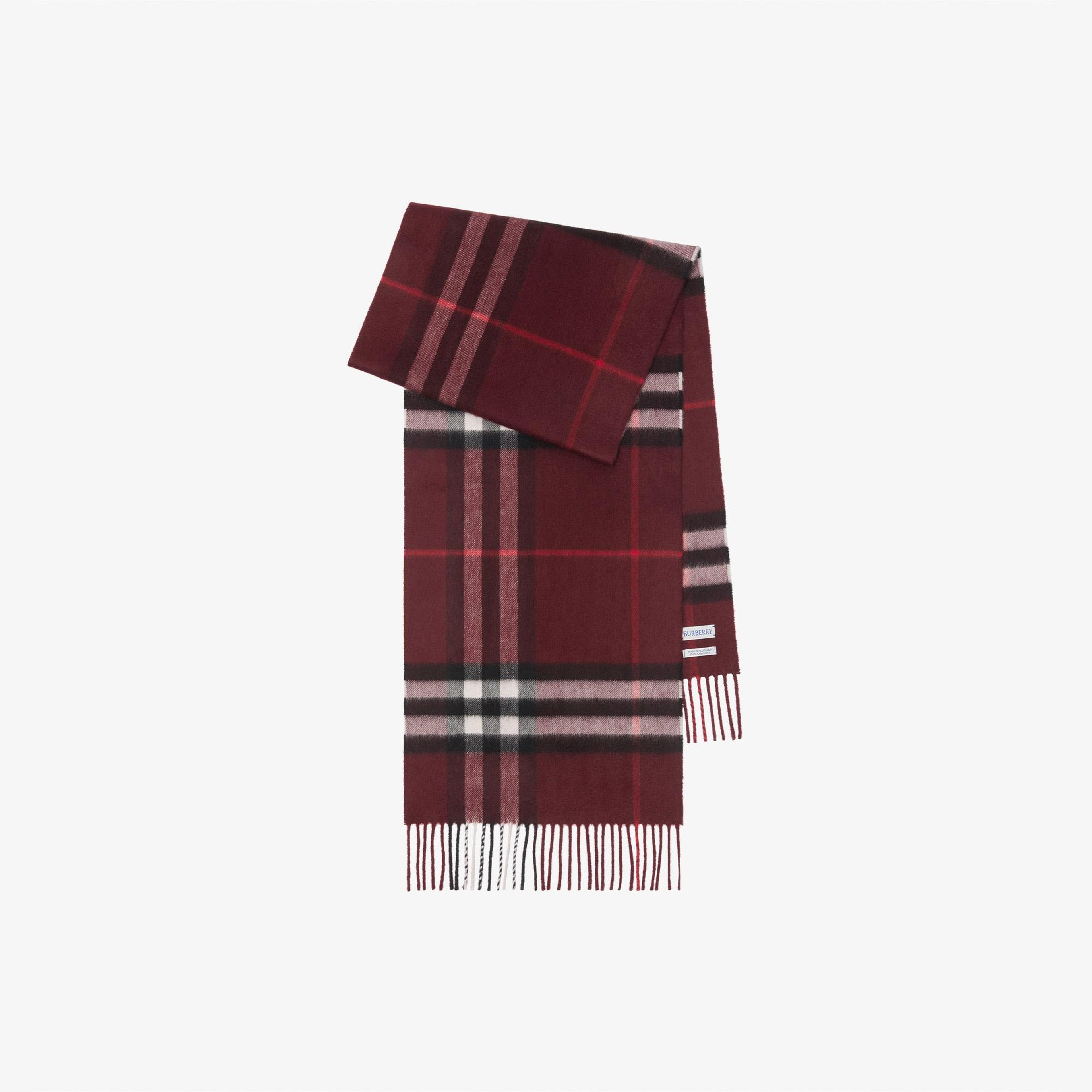Burberry Giant Check Kadın Kırmızı Atkı
