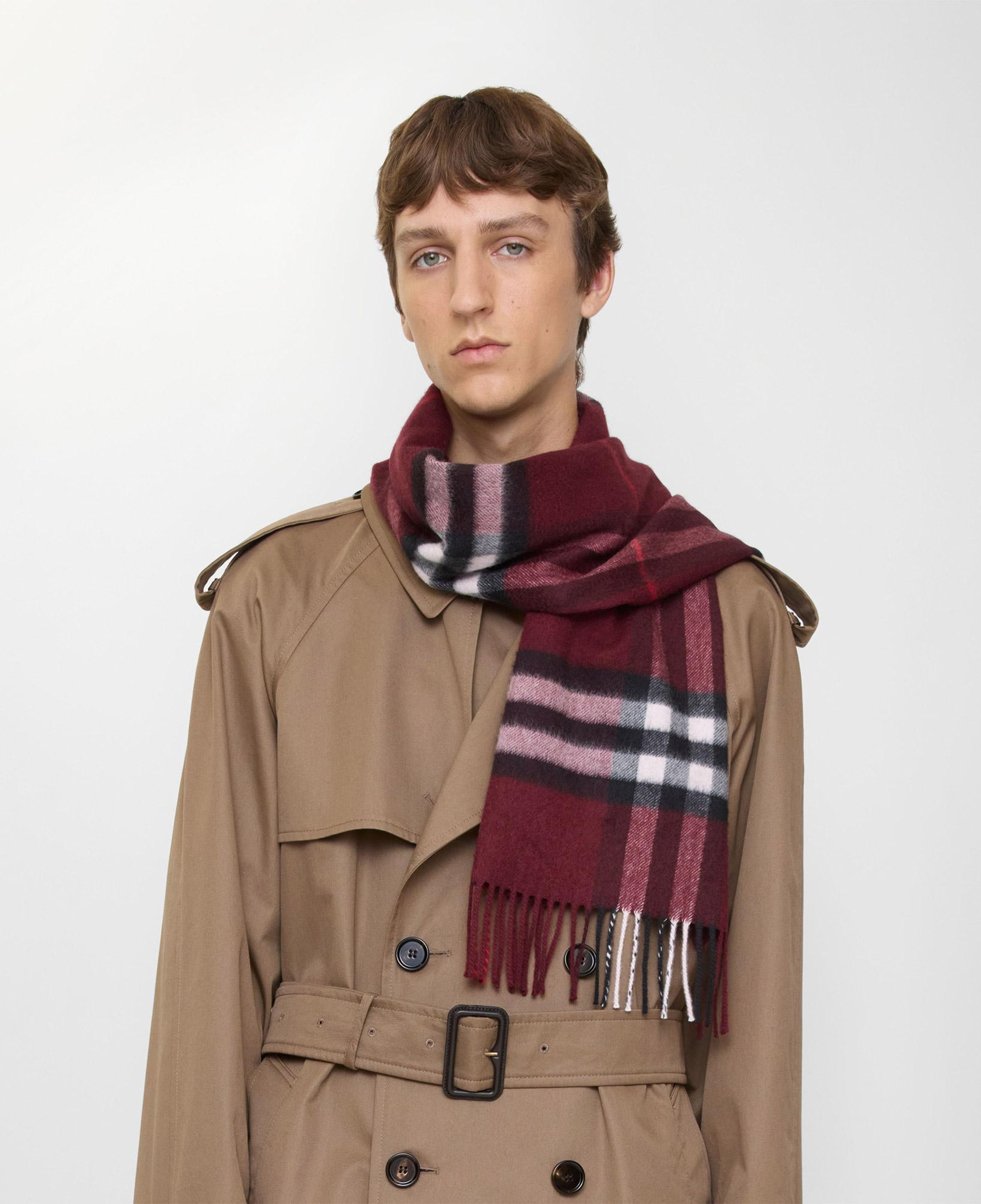 Burberry Giant Check Kadın Kırmızı Atkı