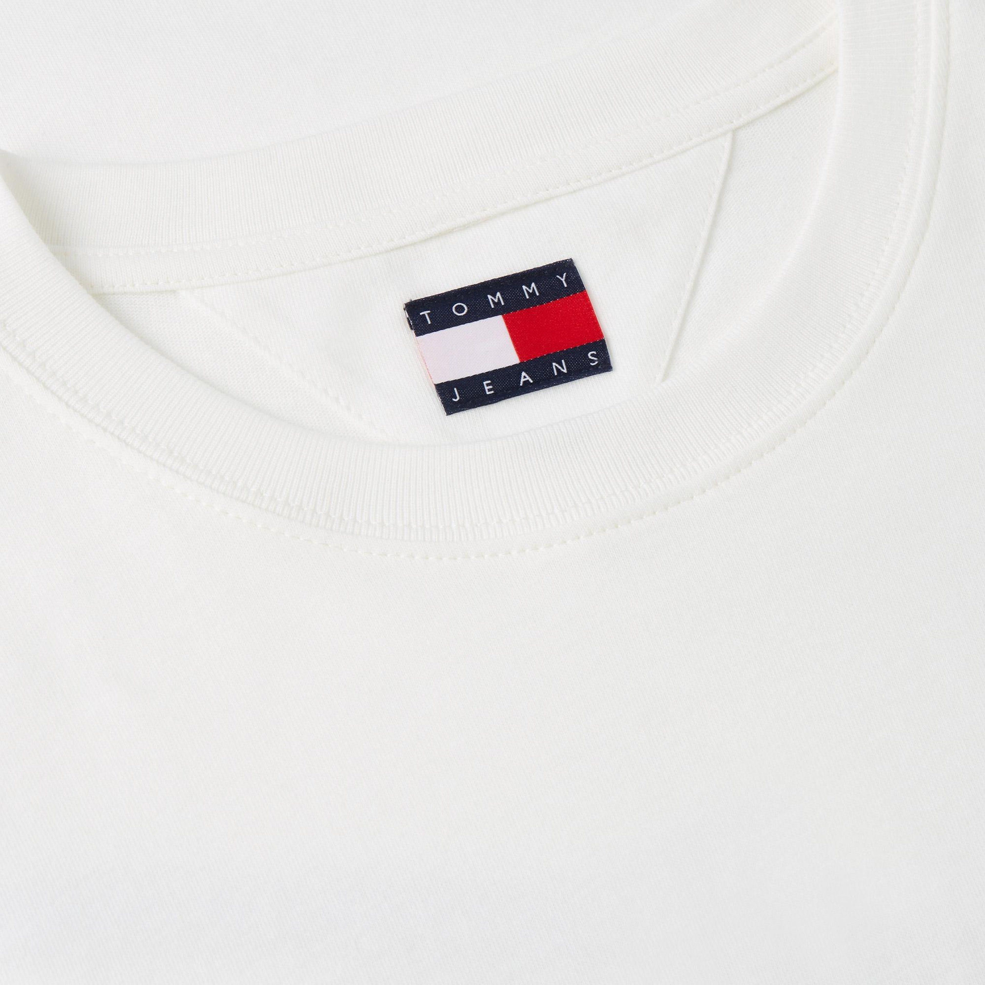 Tommy Hilfiger City Sign Erkek Beyaz T-Shirt