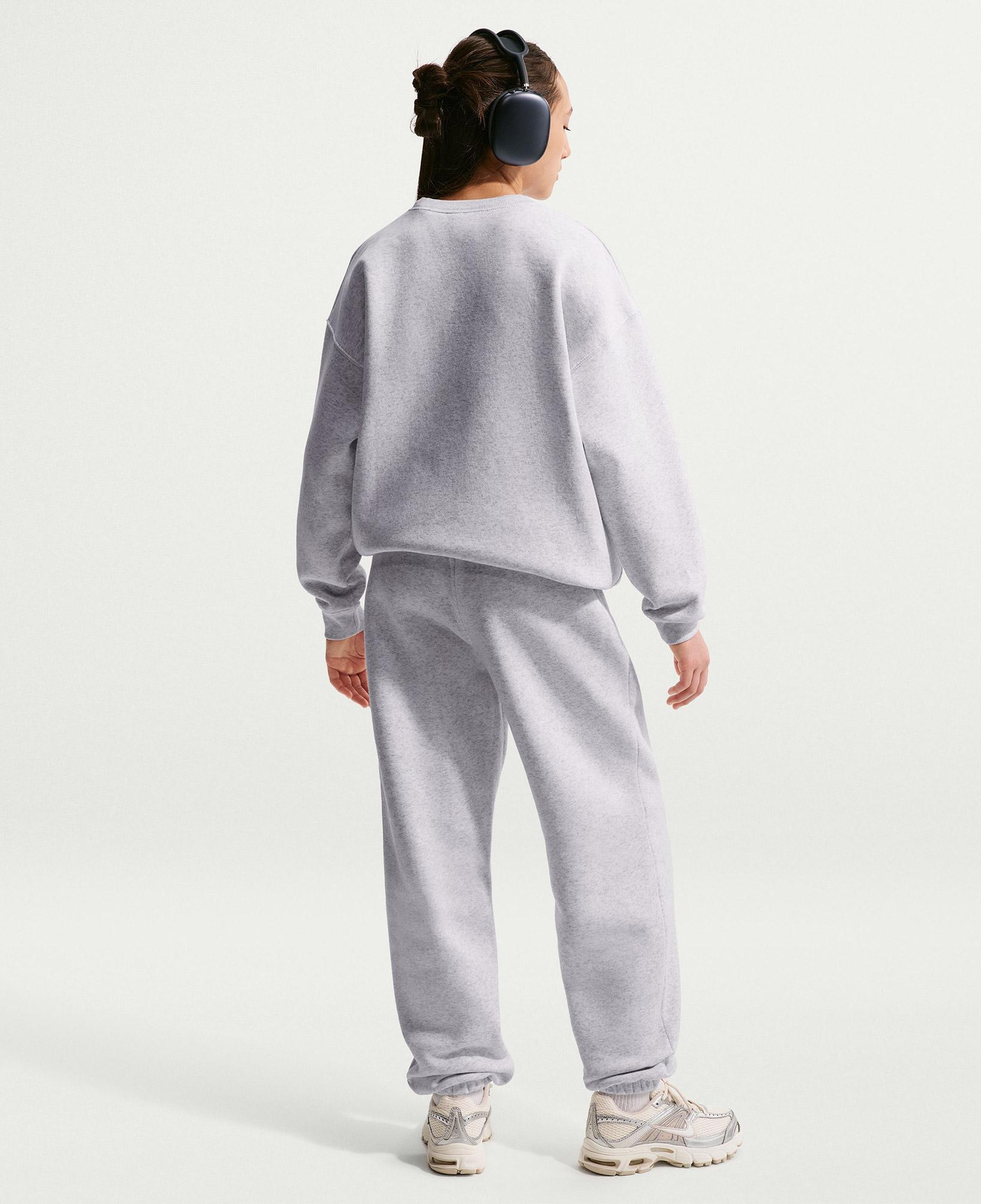 Nike Sportswear Studio Fleece Genç Çocuk Gri Eşofman Altı