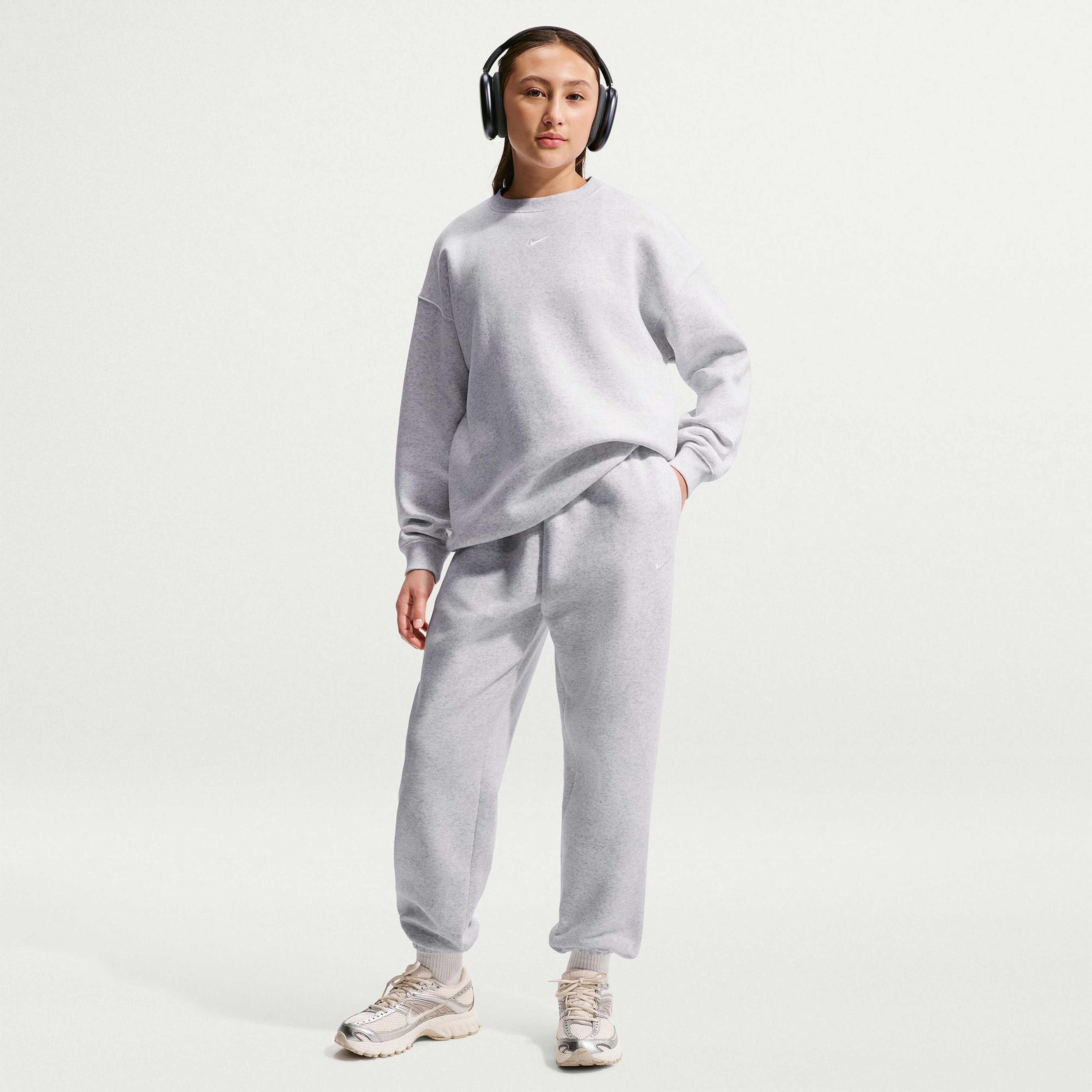 Nike Sportswear Studio Fleece Genç Çocuk Gri Eşofman Altı