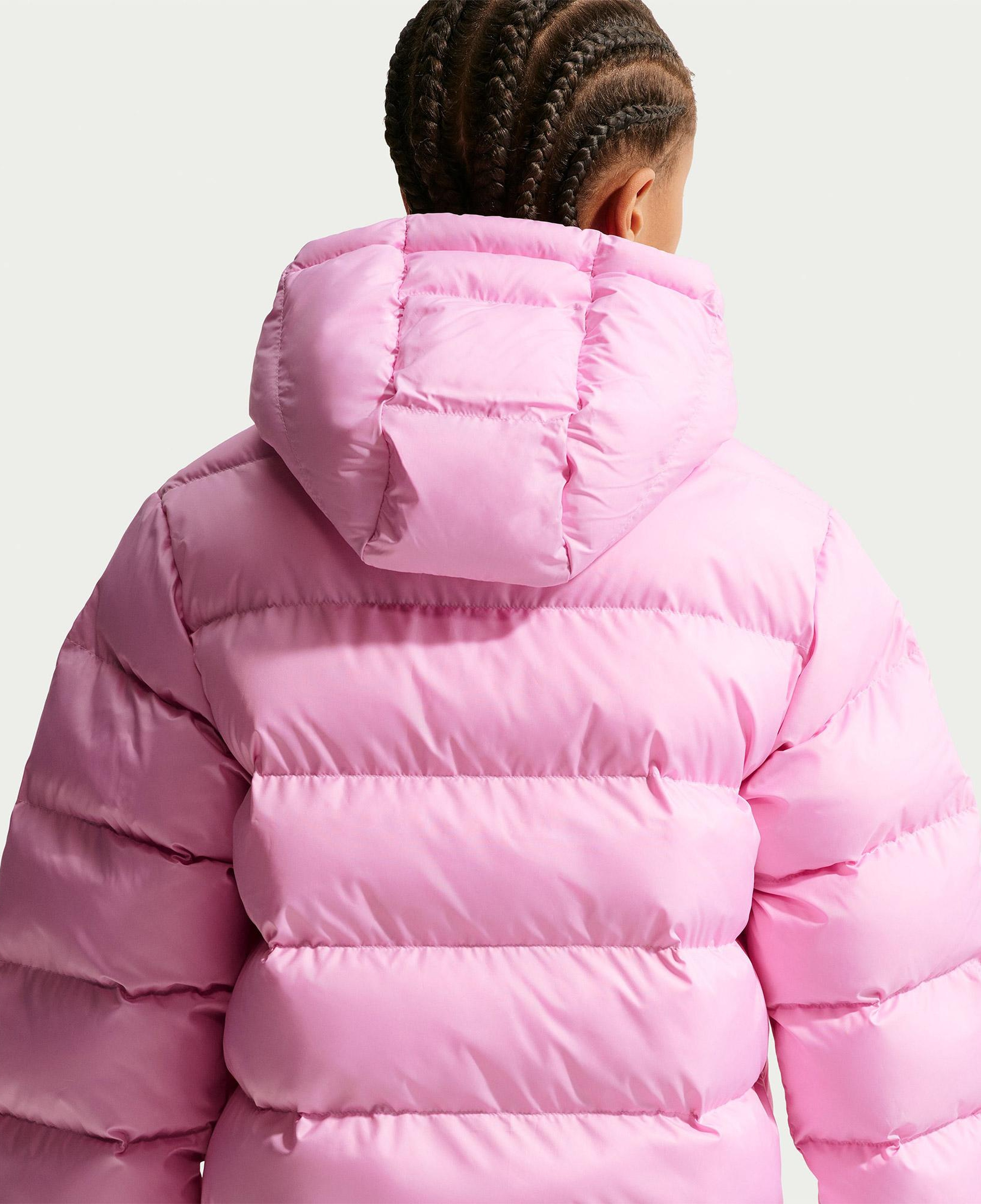 Nike Sportswear Therma-Fit All Day Play Puffer Genç Çocuk Pembe Mont
