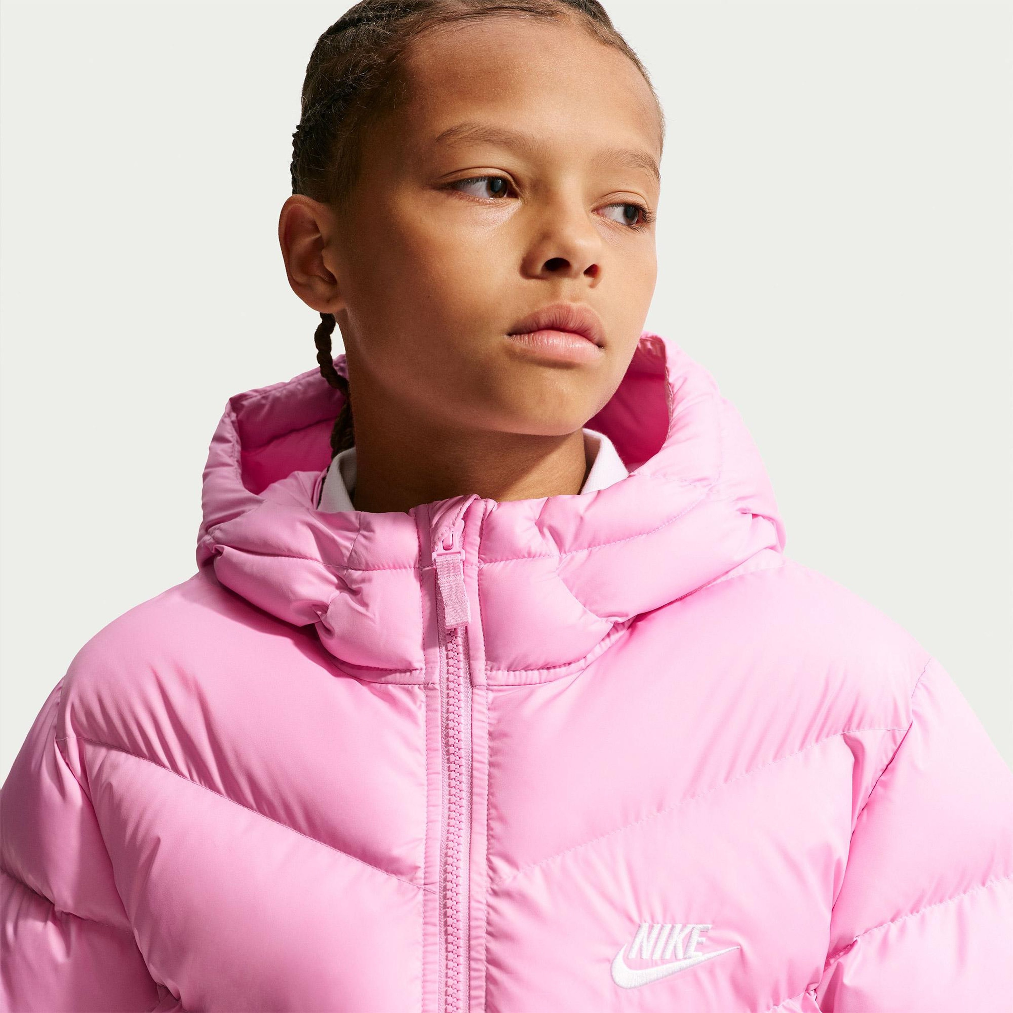 Nike Sportswear Therma-Fit All Day Play Puffer Genç Çocuk Pembe Mont