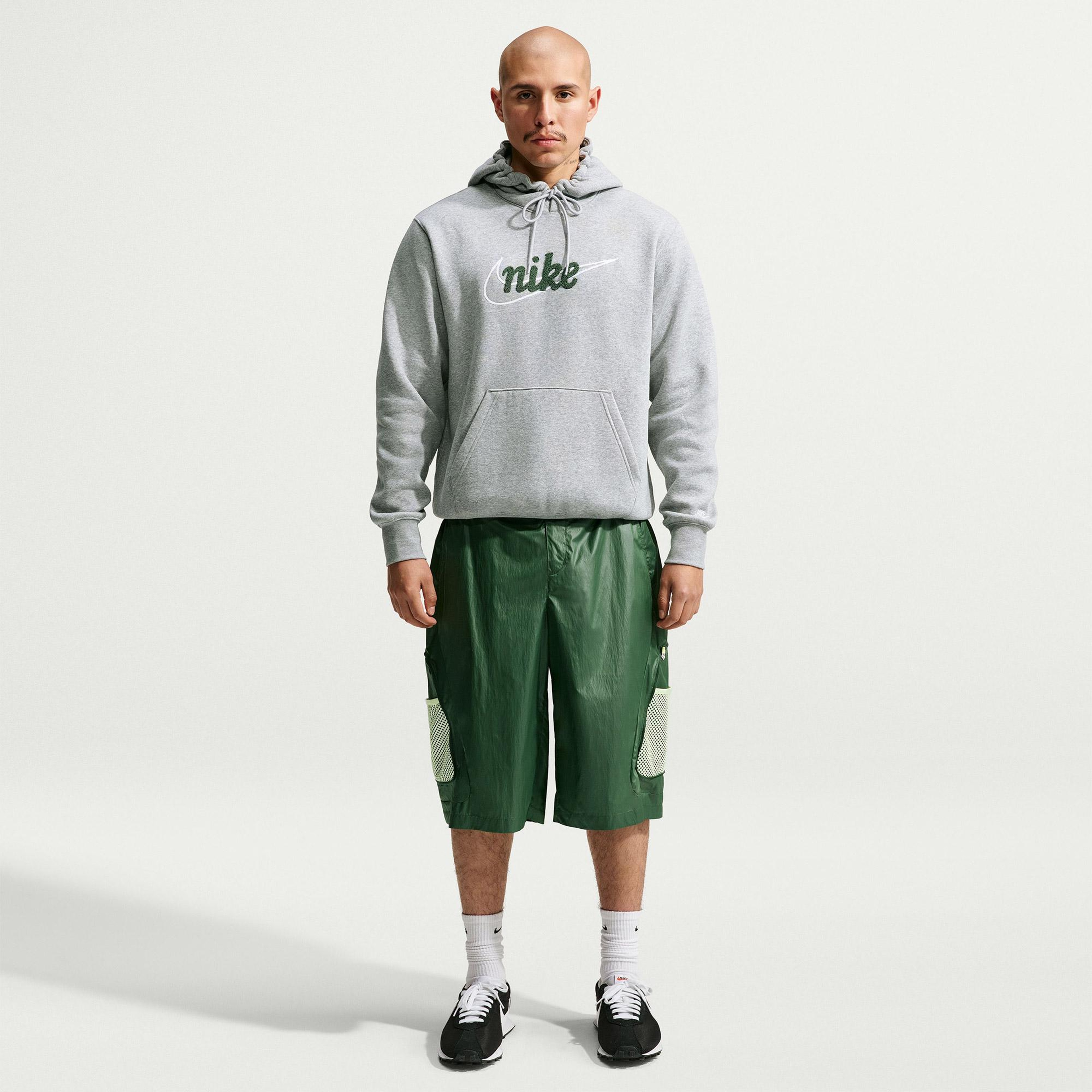 Nike Sportswear Club Erkek Gri Hoodie