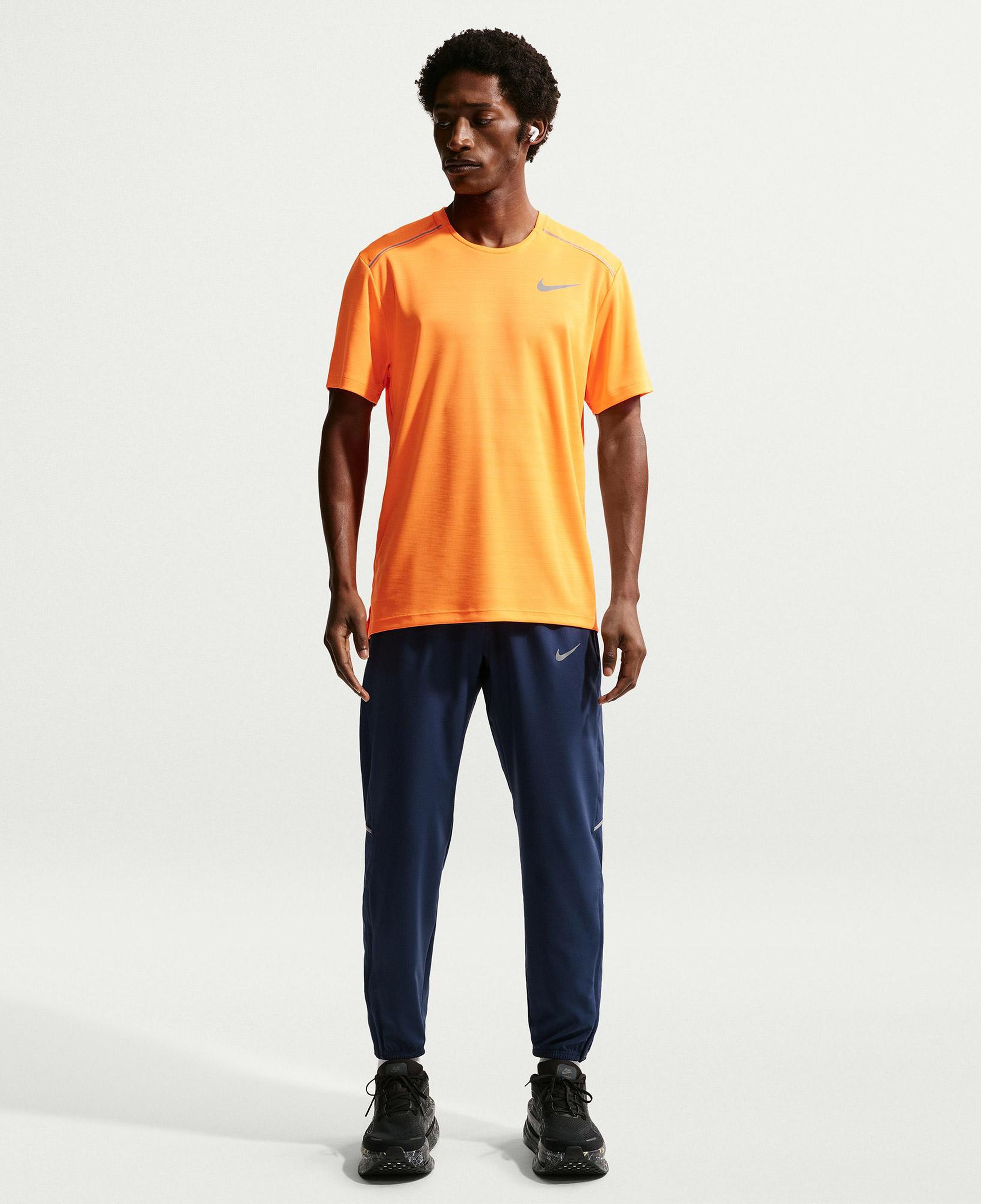 Nike Dri-Fit Miler Woven Erkek Lacivert Eşofman Altı