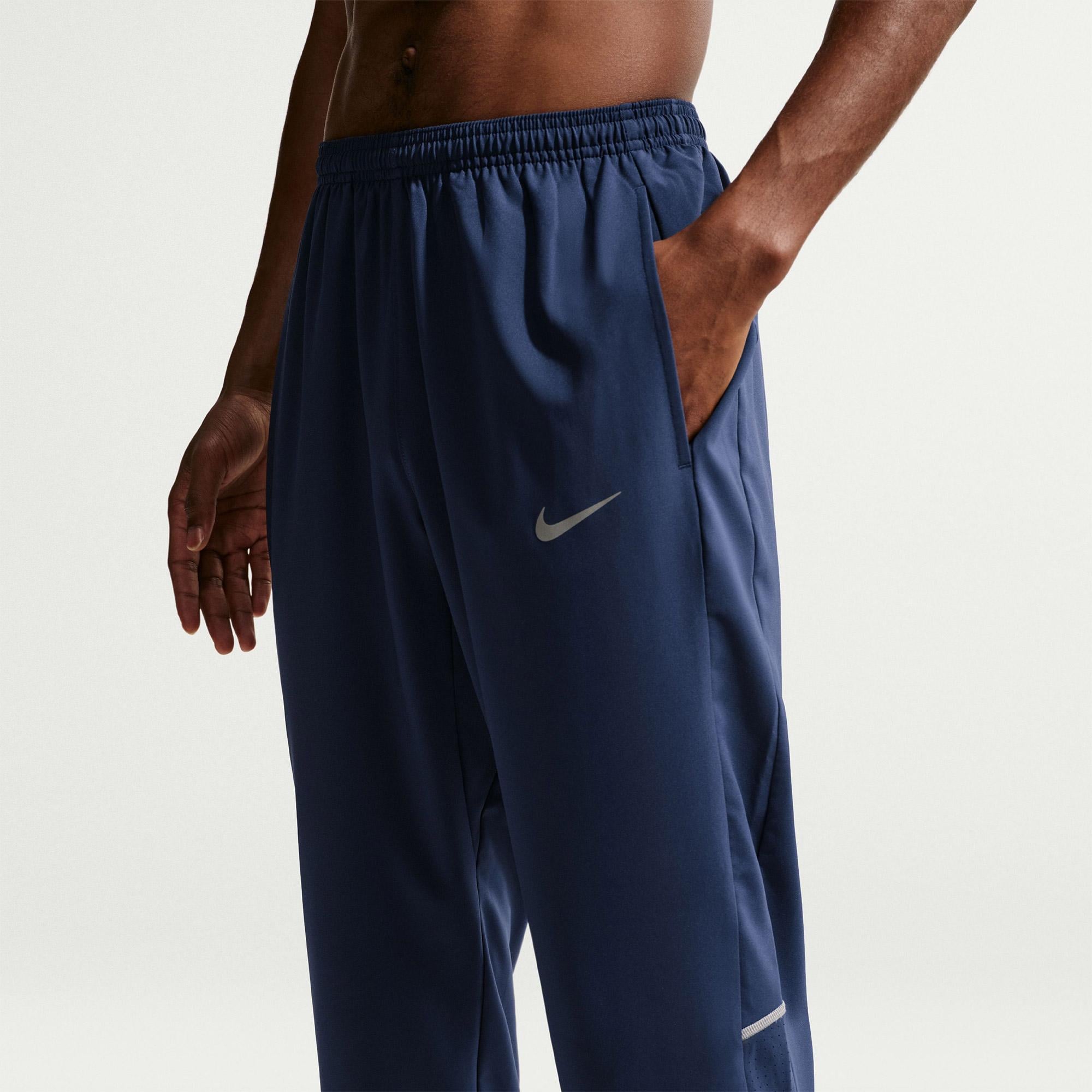 Nike Dri-Fit Miler Woven Erkek Lacivert Eşofman Altı